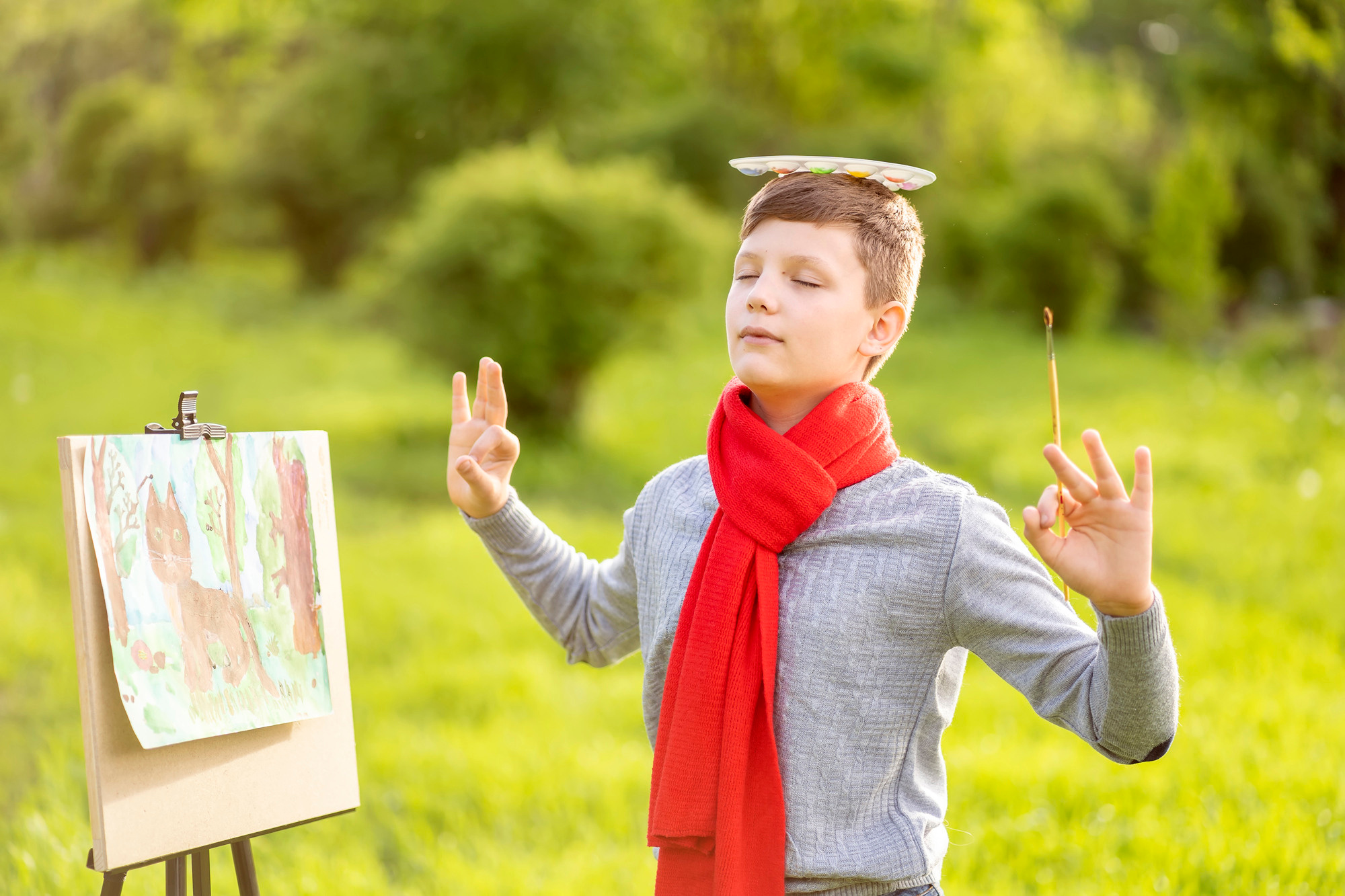ХУДОЖНИКИ в беретах. Семейный и детский фотограф в Хабаровске Анна Гриневич