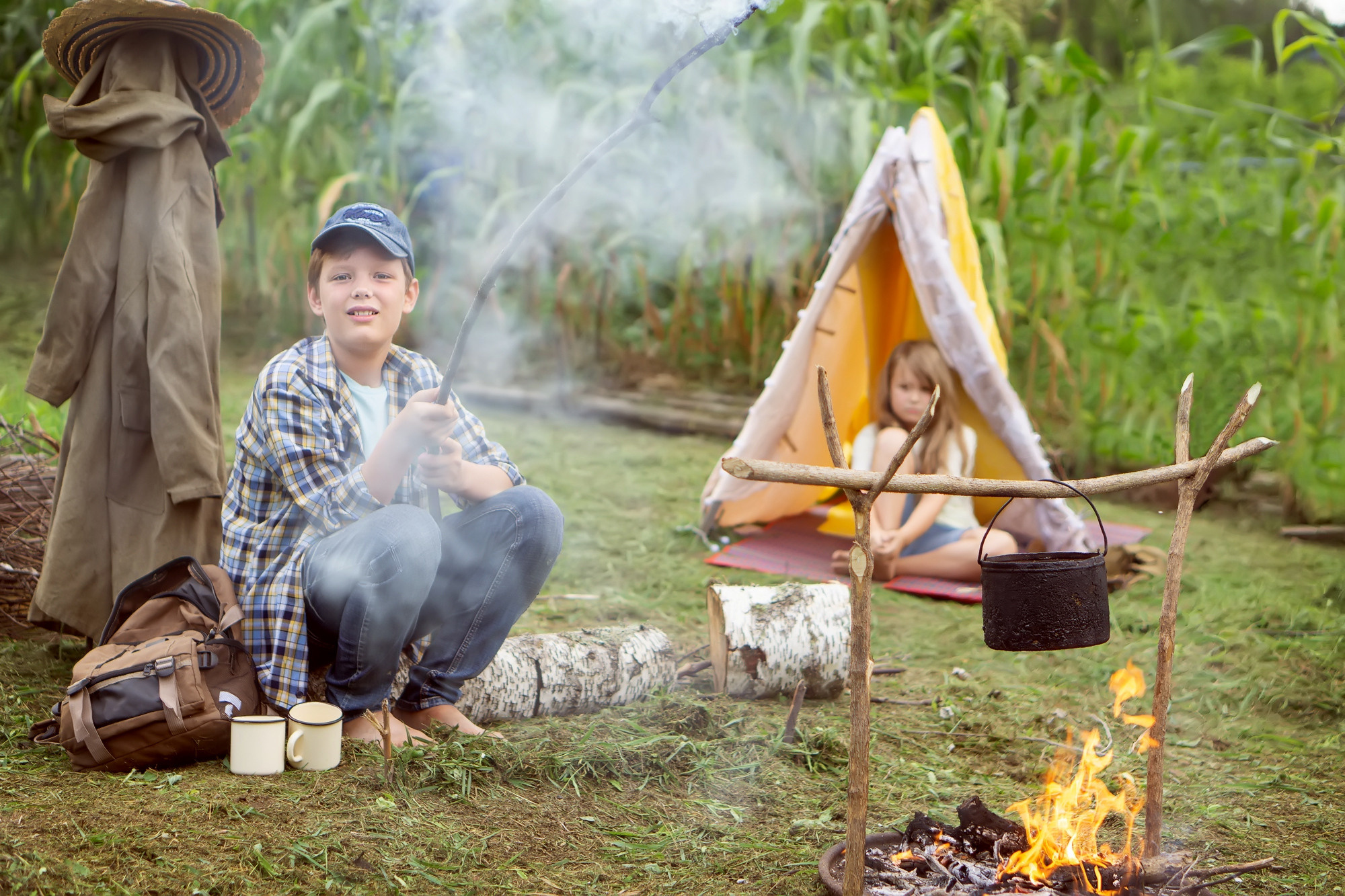 ВЕЧЕР у КОСТРА. Семейный и детский фотограф в Хабаровске Анна Гриневич