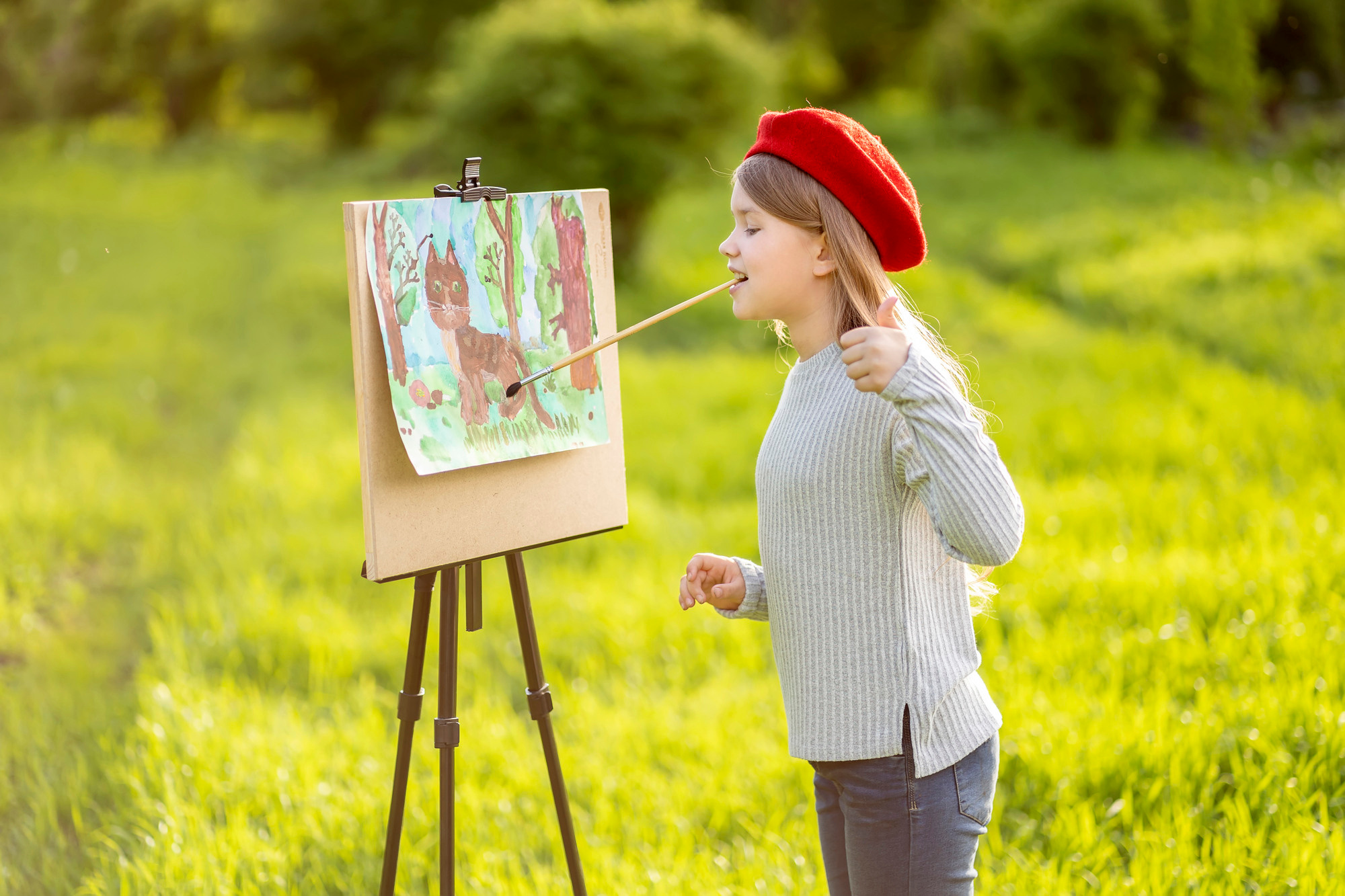 ХУДОЖНИКИ в беретах. Семейный и детский фотограф в Хабаровске Анна Гриневич