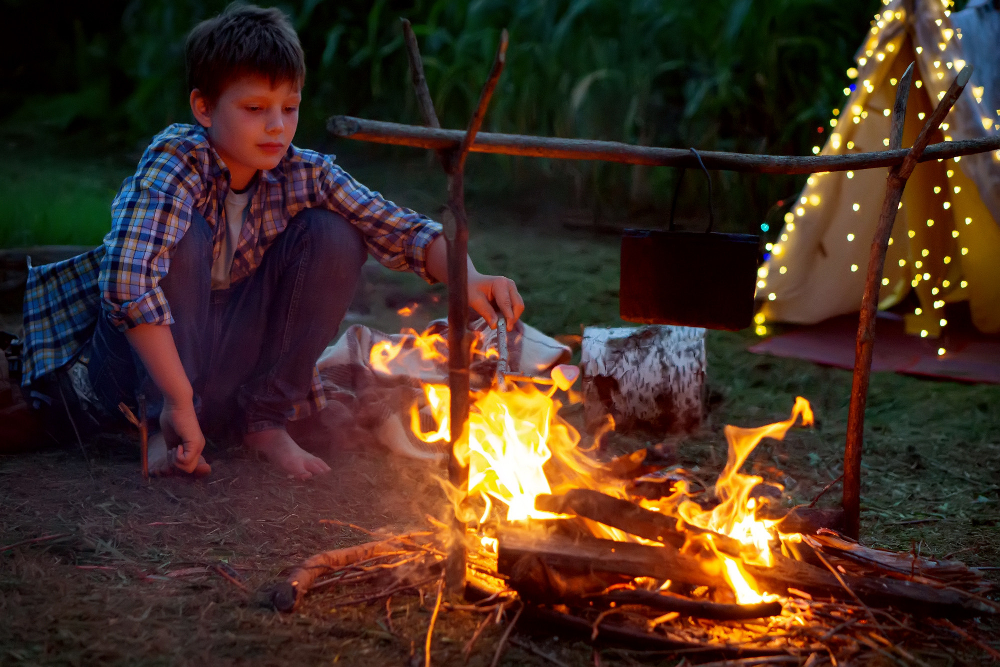 ВЕЧЕР у КОСТРА. Семейный и детский фотограф в Хабаровске Анна Гриневич