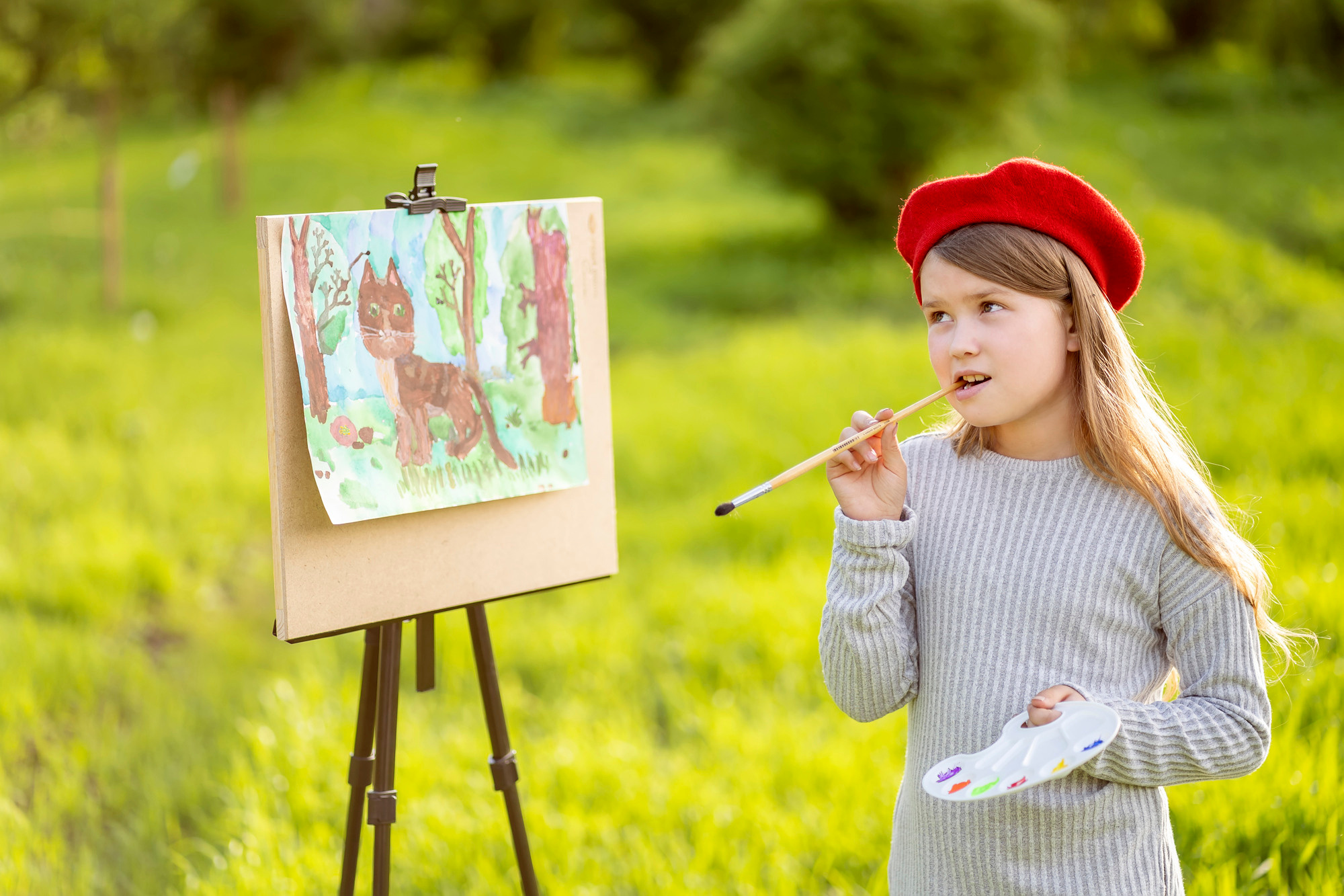 ХУДОЖНИКИ в беретах. Семейный и детский фотограф в Хабаровске Анна Гриневич