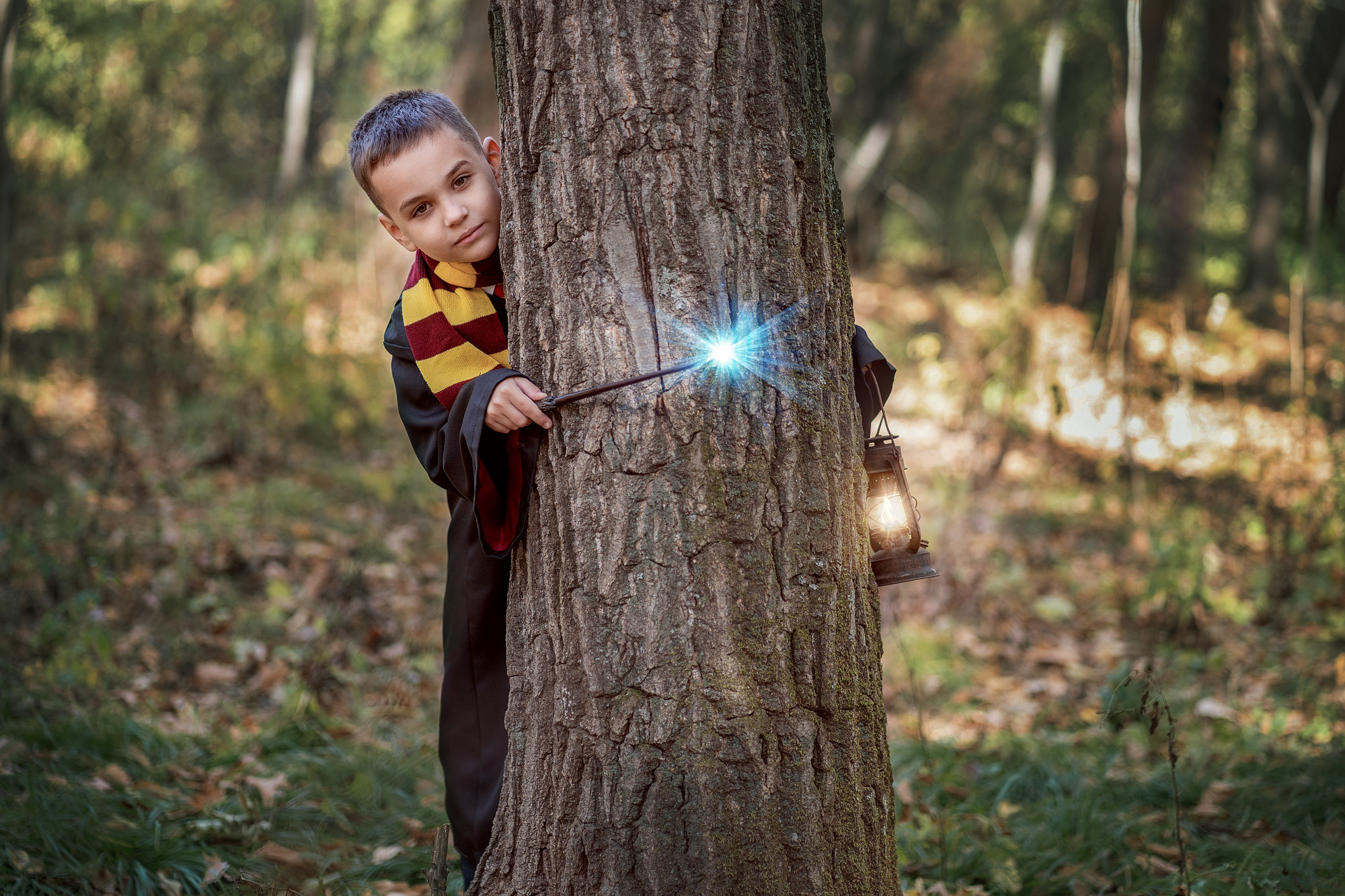 Гарри Поттер в Запретном лесу — 2. Семейный и детский фотограф в Хабаровске Анна Гриневич