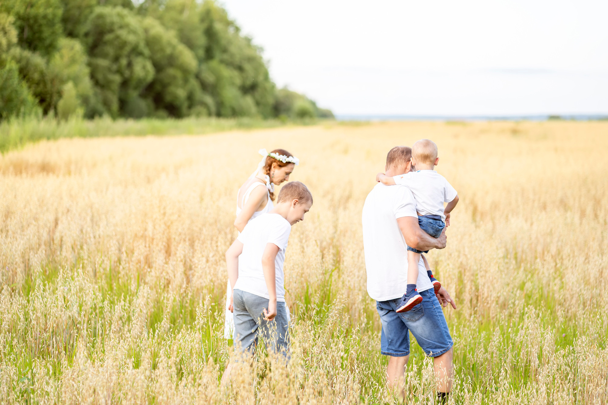 Пикник в поле. Семейный и детский фотограф в Хабаровске Анна Гриневич
