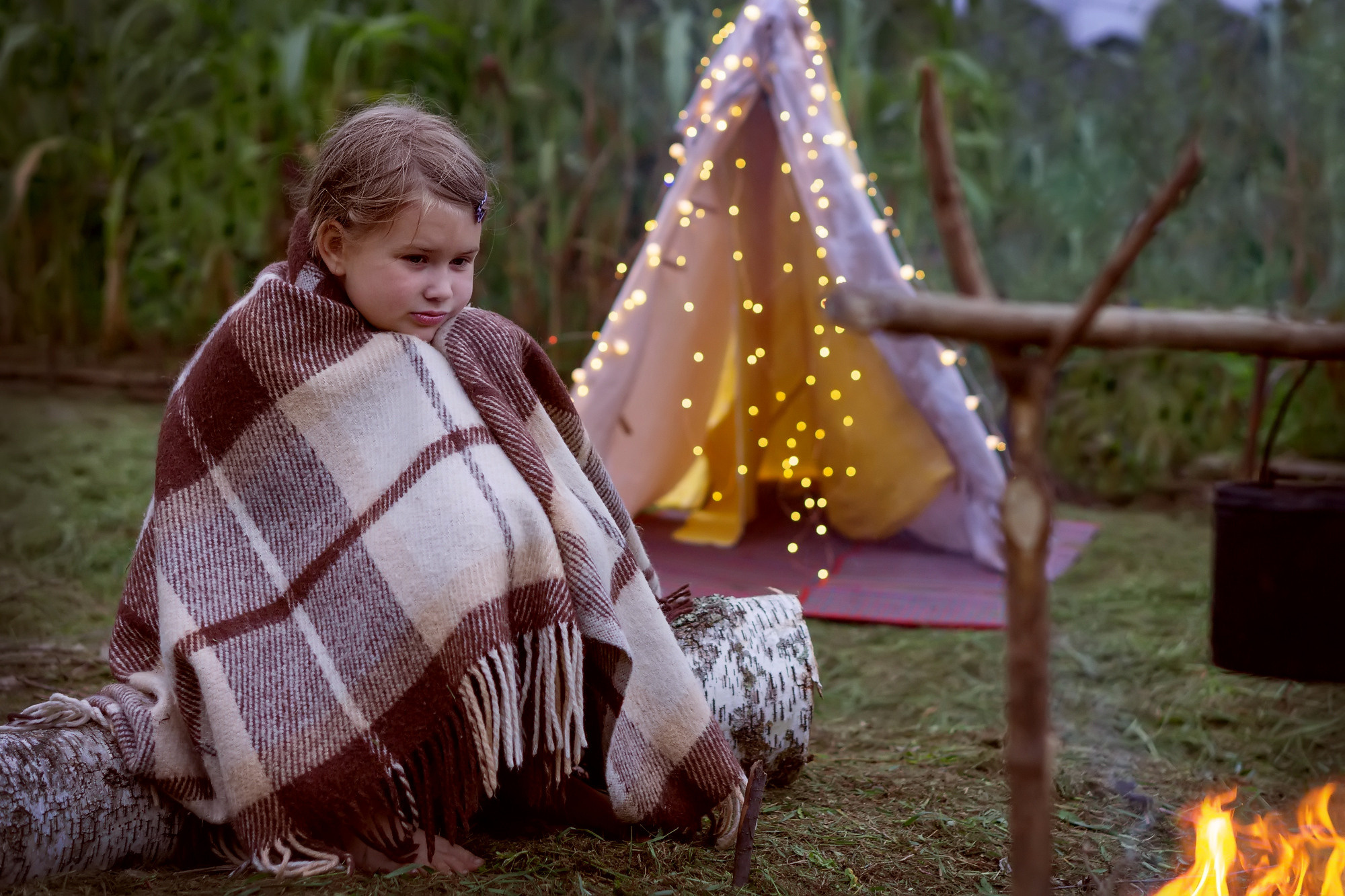 ВЕЧЕР у КОСТРА. Семейный и детский фотограф в Хабаровске Анна Гриневич