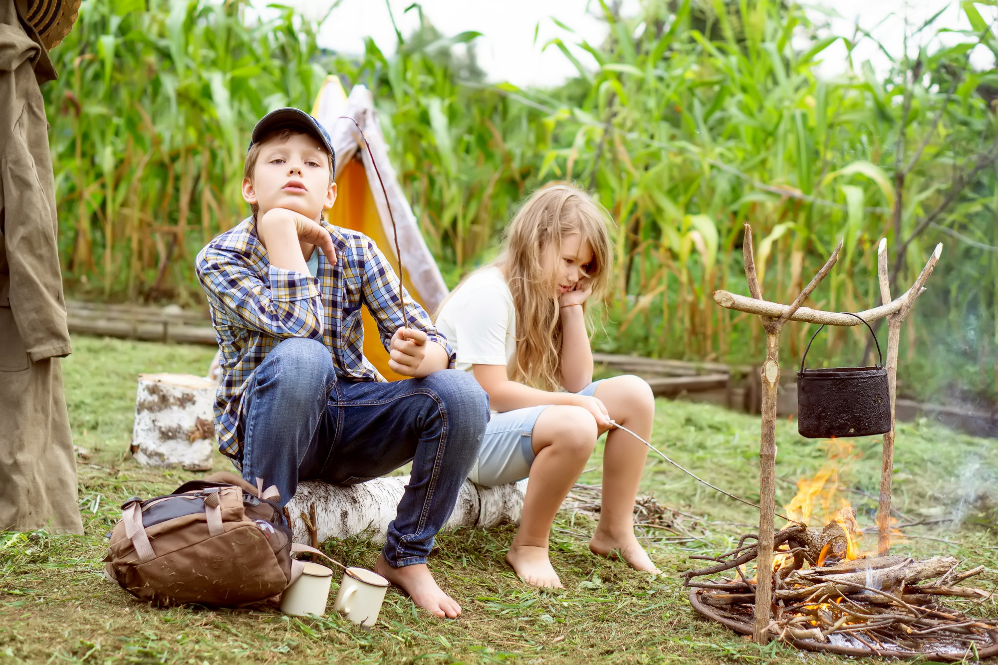 ВЕЧЕР у КОСТРА. Семейный и детский фотограф в Хабаровске Анна Гриневич