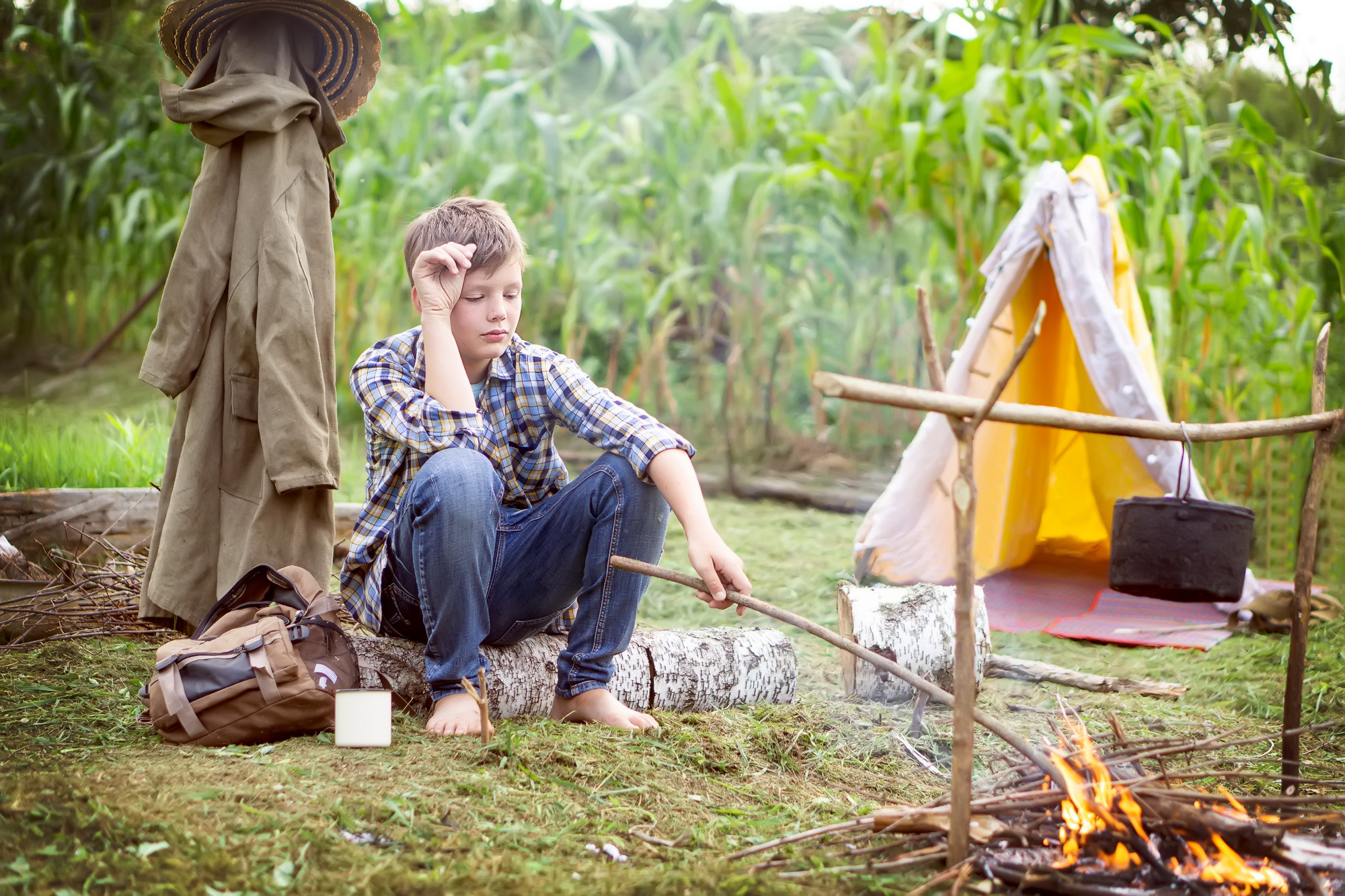 ВЕЧЕР у КОСТРА. Семейный и детский фотограф в Хабаровске Анна Гриневич