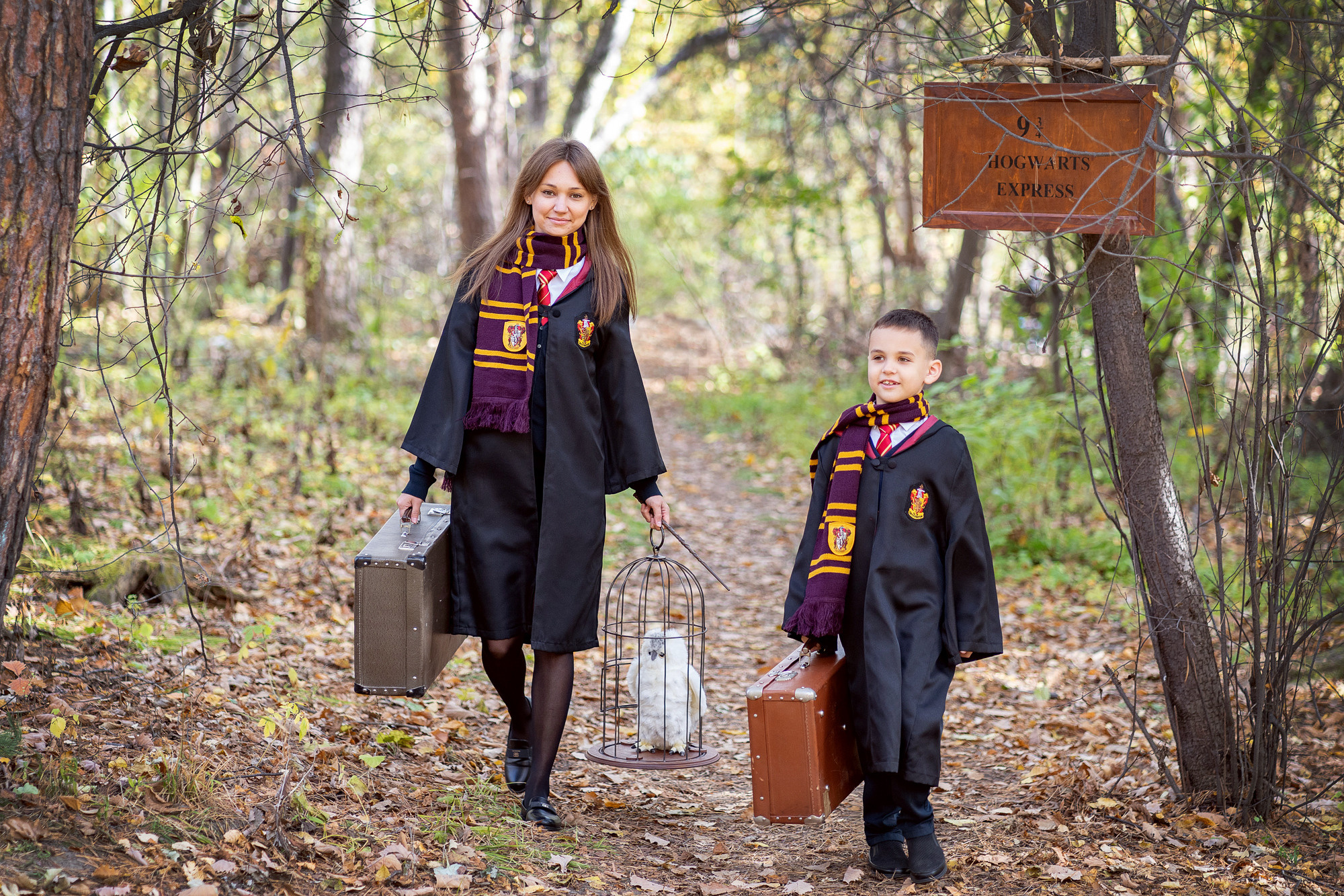 Гарри Поттер в Запретном лесу — 2. Семейный и детский фотограф в Хабаровске Анна Гриневич