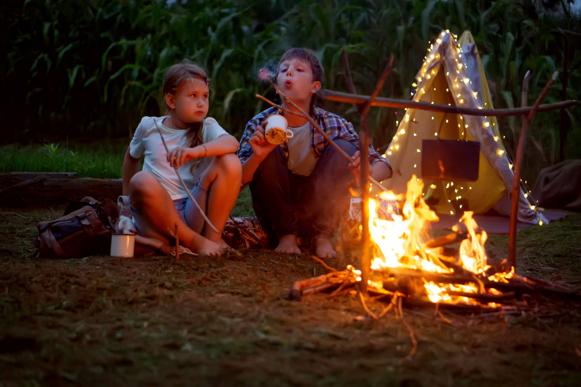 ВЕЧЕР у КОСТРА. Семейный и детский фотограф в Хабаровске Анна Гриневич