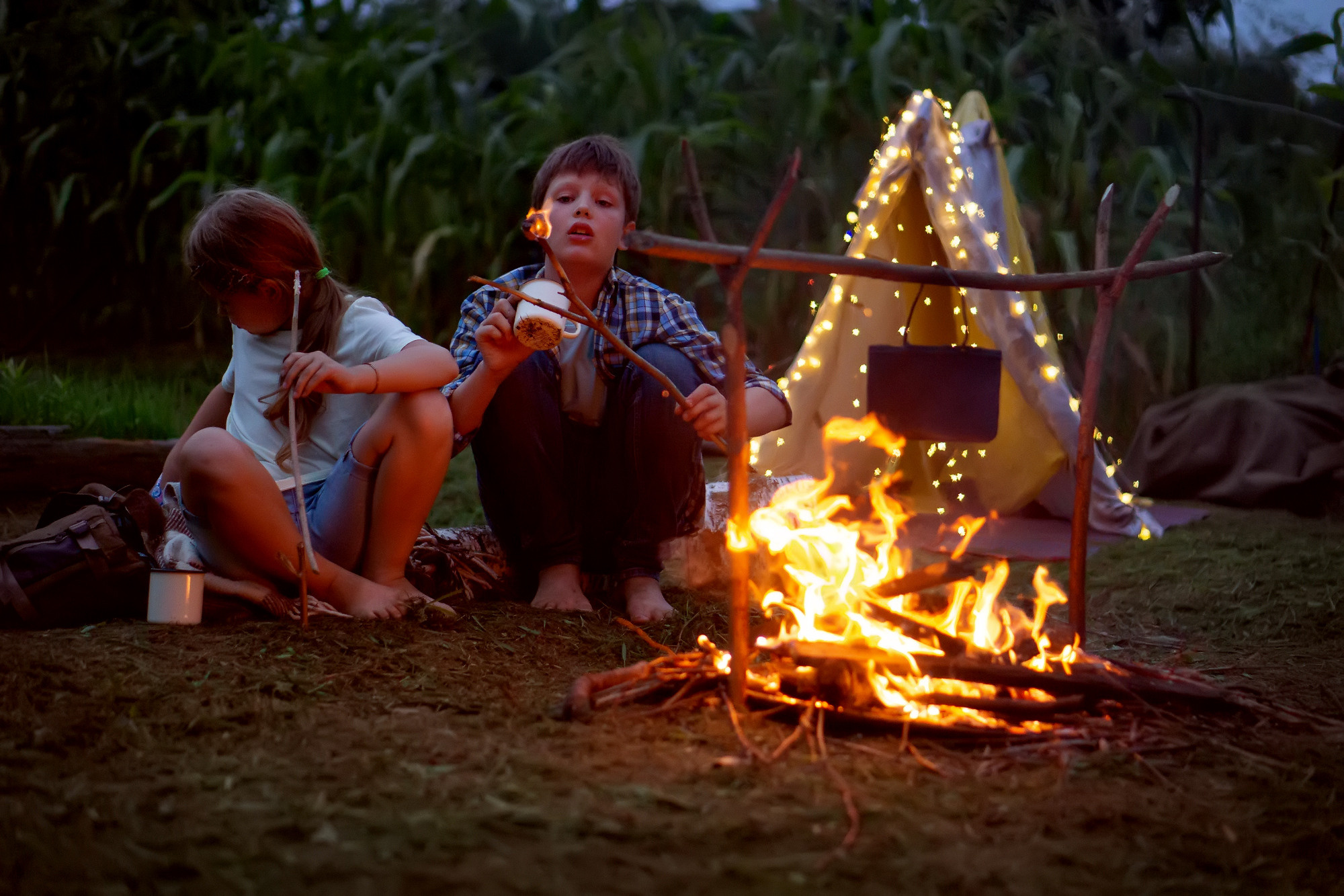ВЕЧЕР у КОСТРА. Семейный и детский фотограф в Хабаровске Анна Гриневич