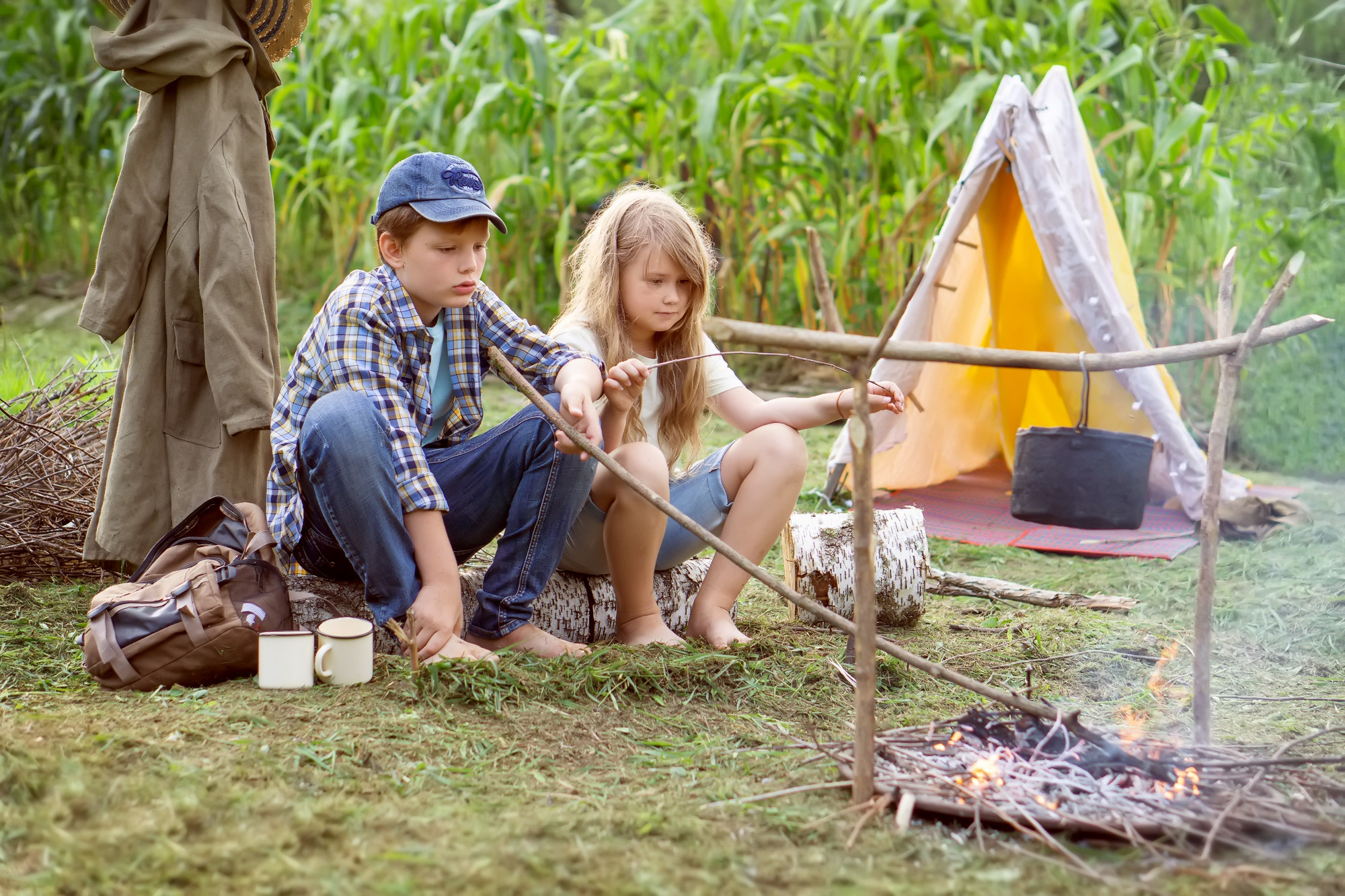 ВЕЧЕР у КОСТРА. Семейный и детский фотограф в Хабаровске Анна Гриневич