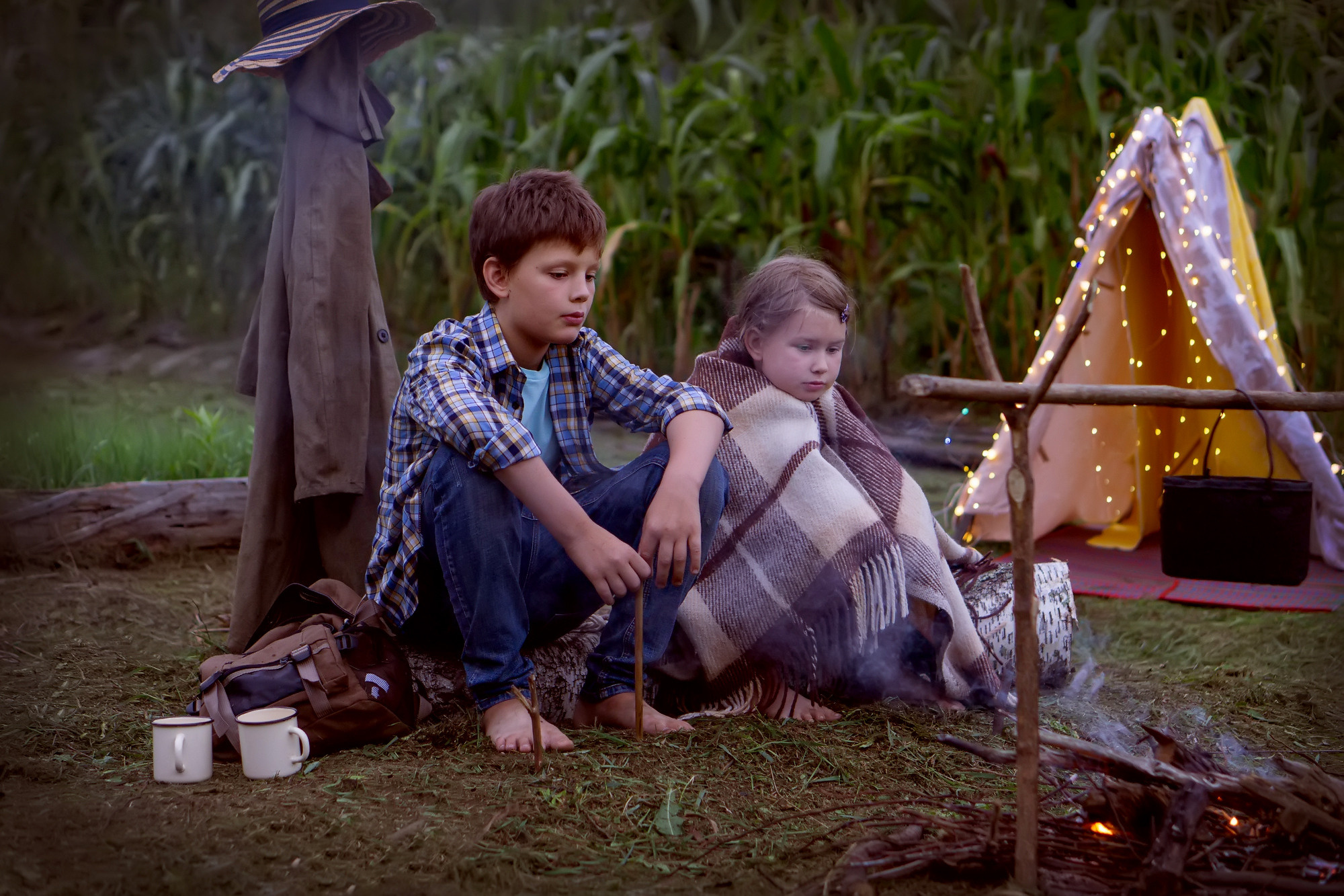 ВЕЧЕР у КОСТРА. Семейный и детский фотограф в Хабаровске Анна Гриневич