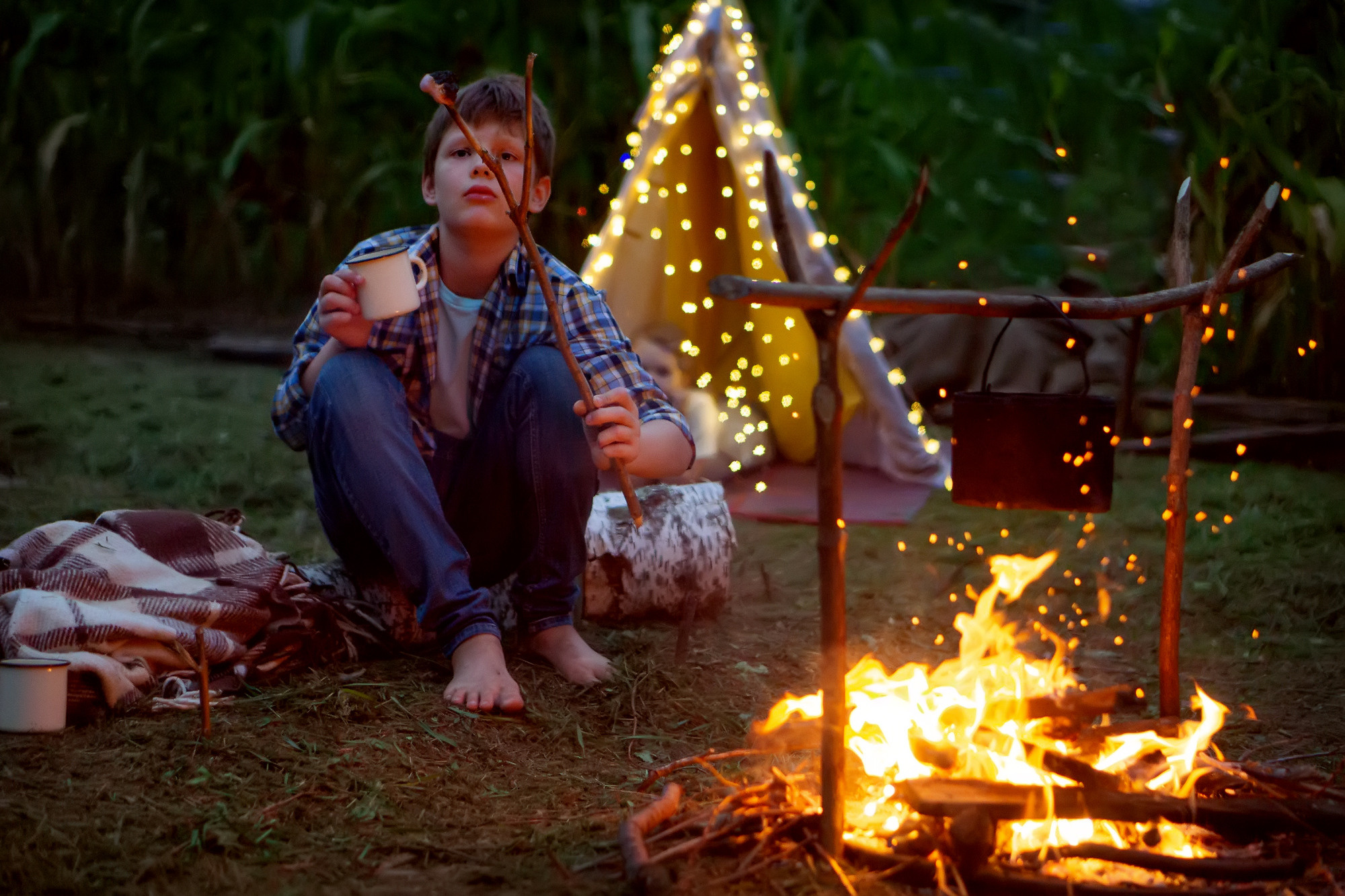 ВЕЧЕР у КОСТРА. Семейный и детский фотограф в Хабаровске Анна Гриневич