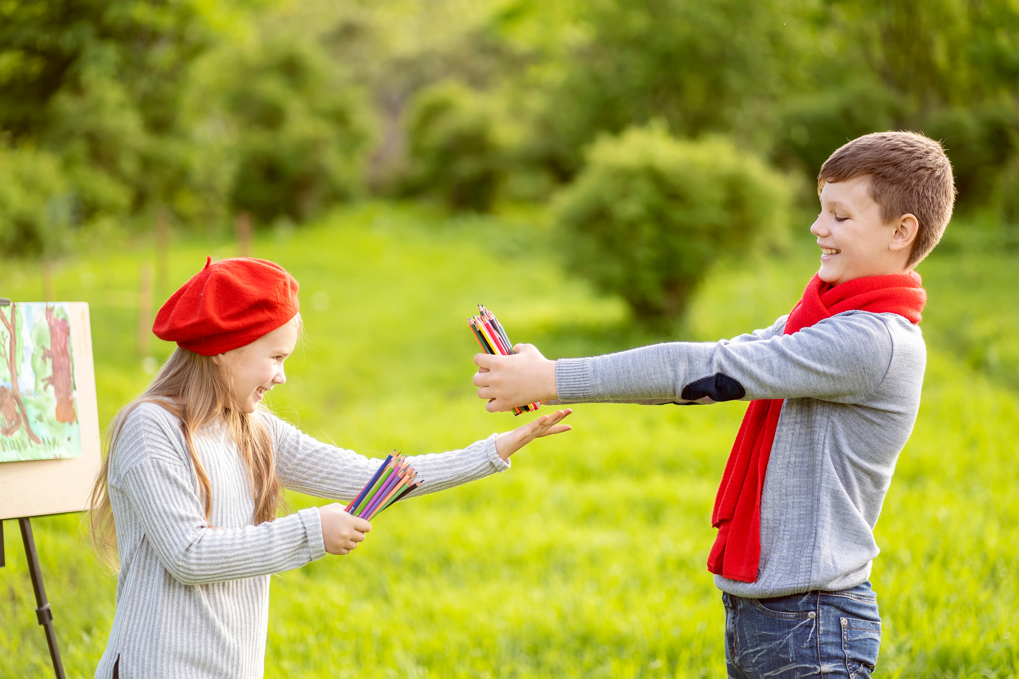 ХУДОЖНИКИ в беретах. Семейный и детский фотограф в Хабаровске Анна Гриневич
