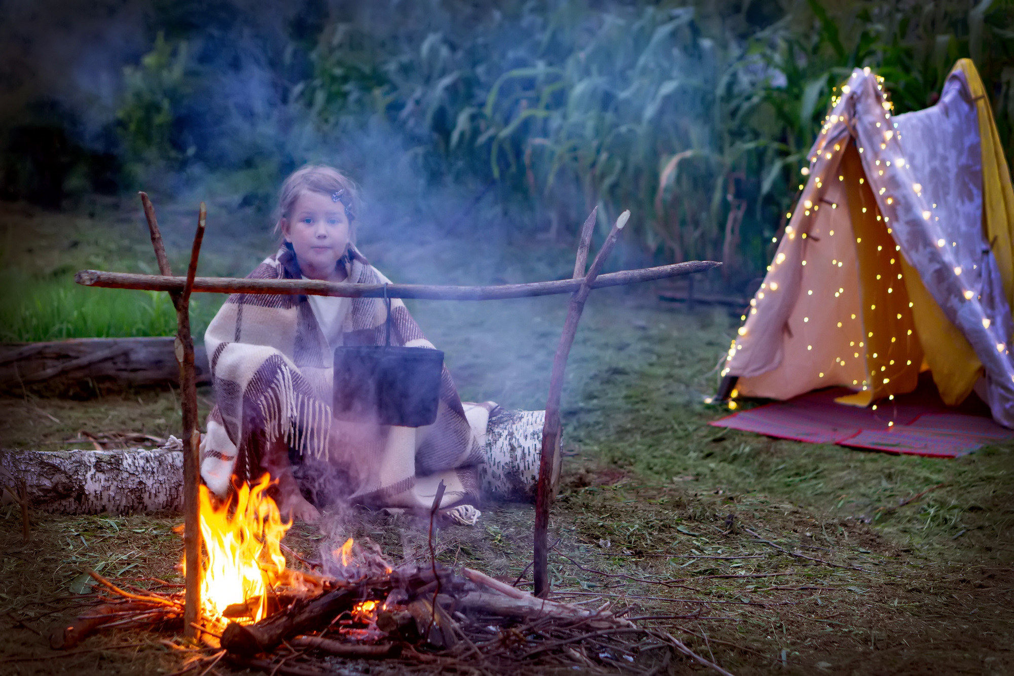 ВЕЧЕР у КОСТРА. Семейный и детский фотограф в Хабаровске Анна Гриневич