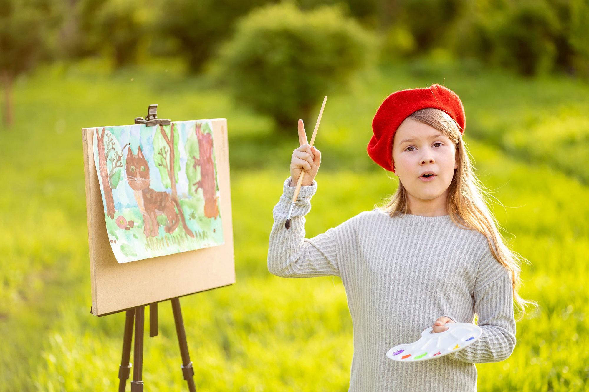ХУДОЖНИКИ в беретах. Семейный и детский фотограф в Хабаровске Анна Гриневич