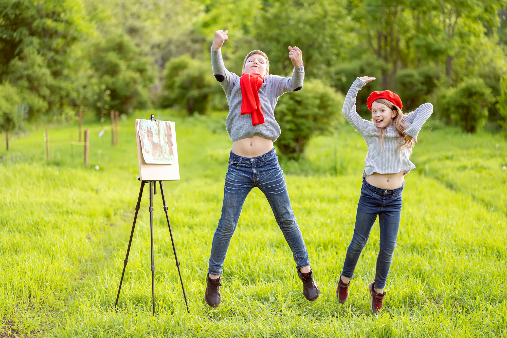 ХУДОЖНИКИ в беретах. Семейный и детский фотограф в Хабаровске Анна Гриневич