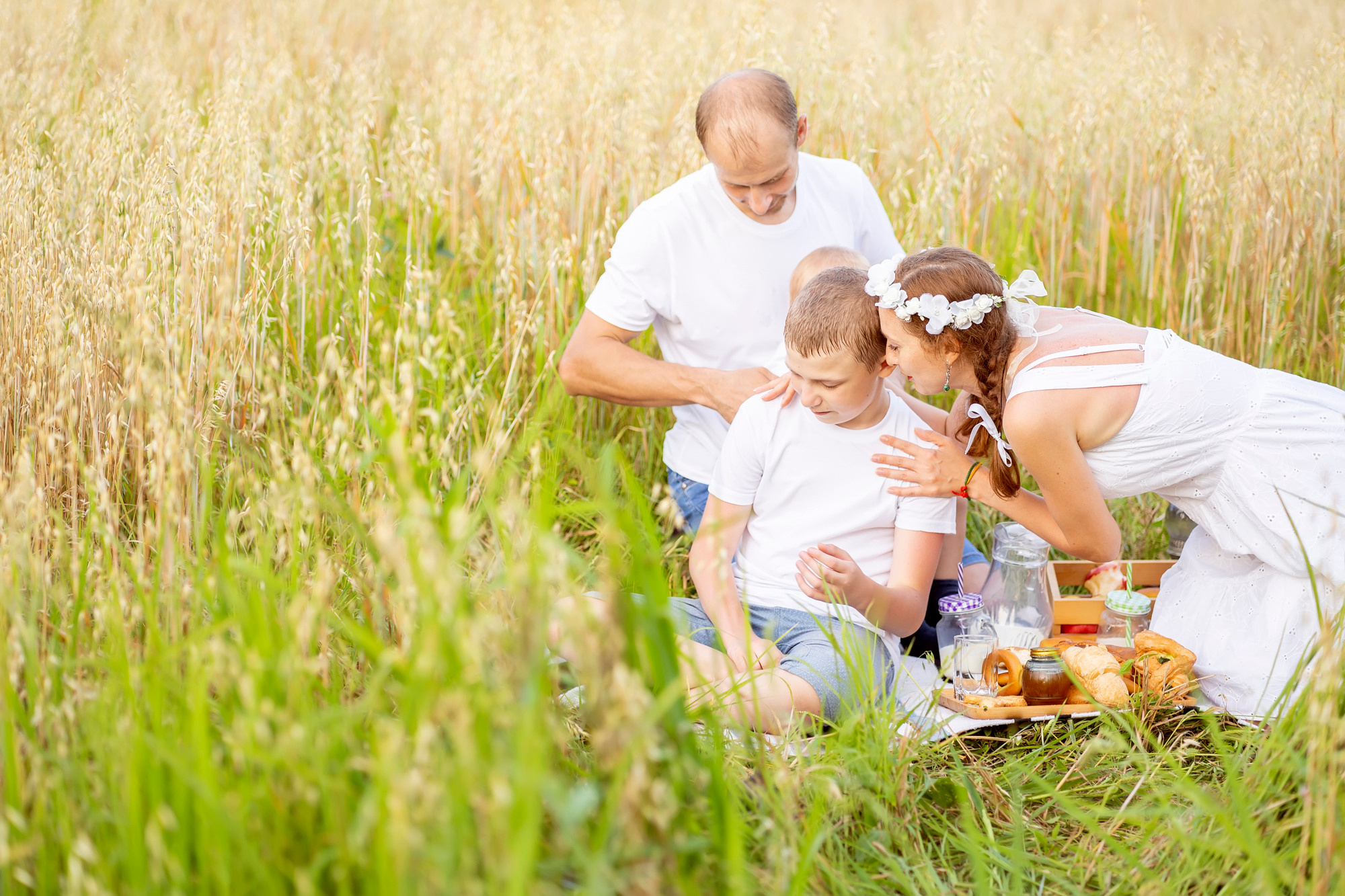 Пикник в поле. Семейный и детский фотограф в Хабаровске Анна Гриневич
