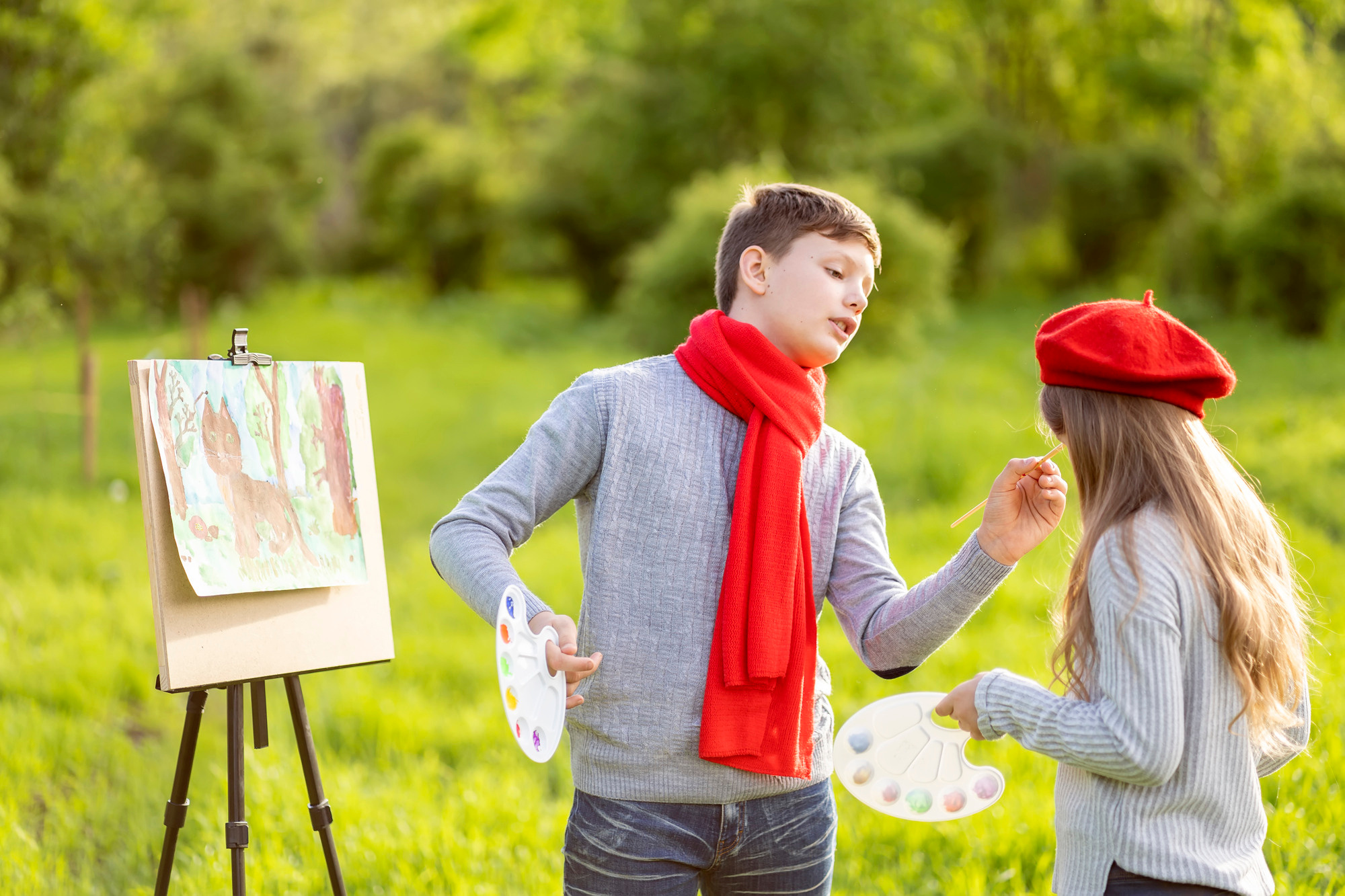 ХУДОЖНИКИ в беретах. Семейный и детский фотограф в Хабаровске Анна Гриневич