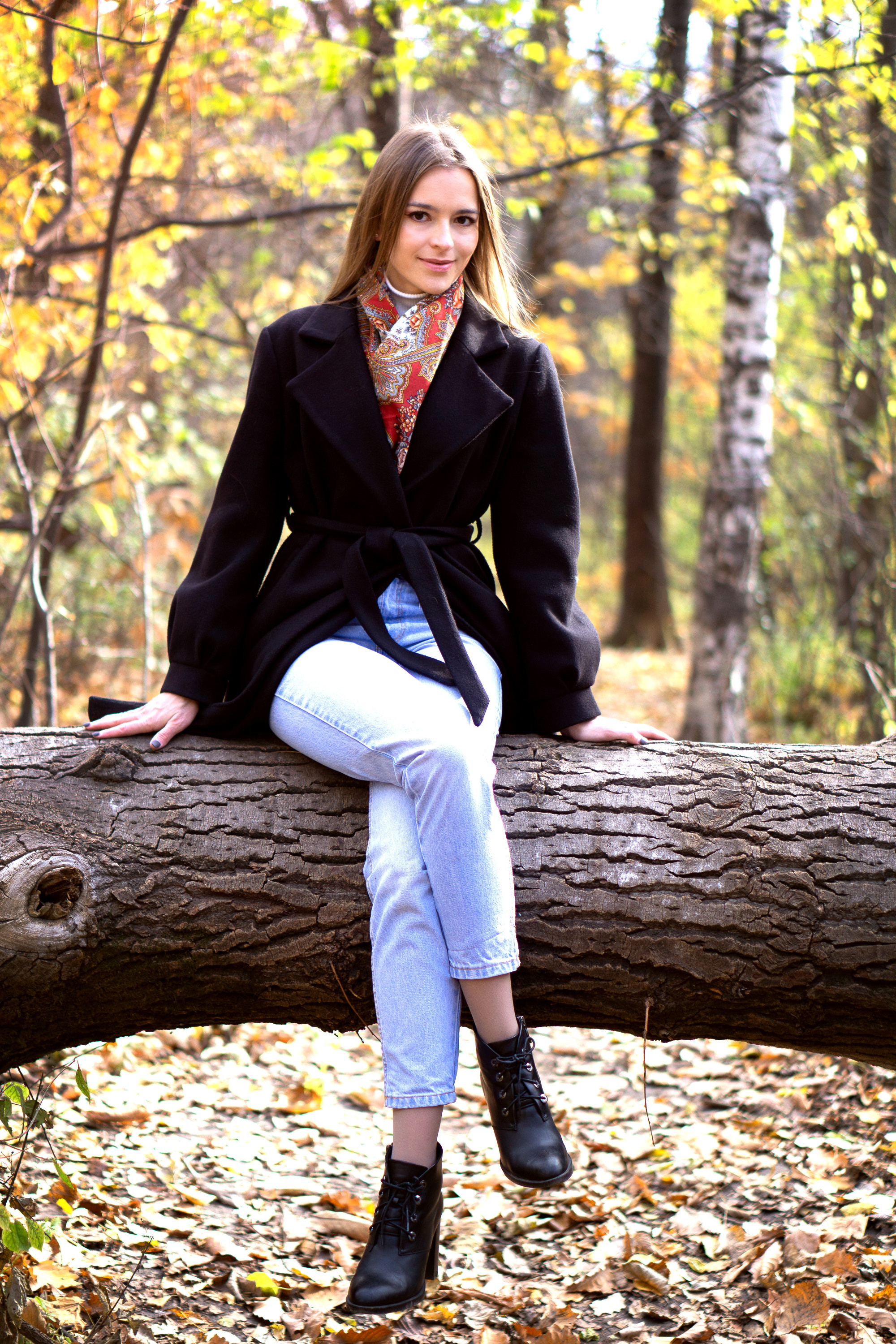 Осенняя прогулка в парке. Семейный и детский фотограф в Хабаровске Анна Гриневич