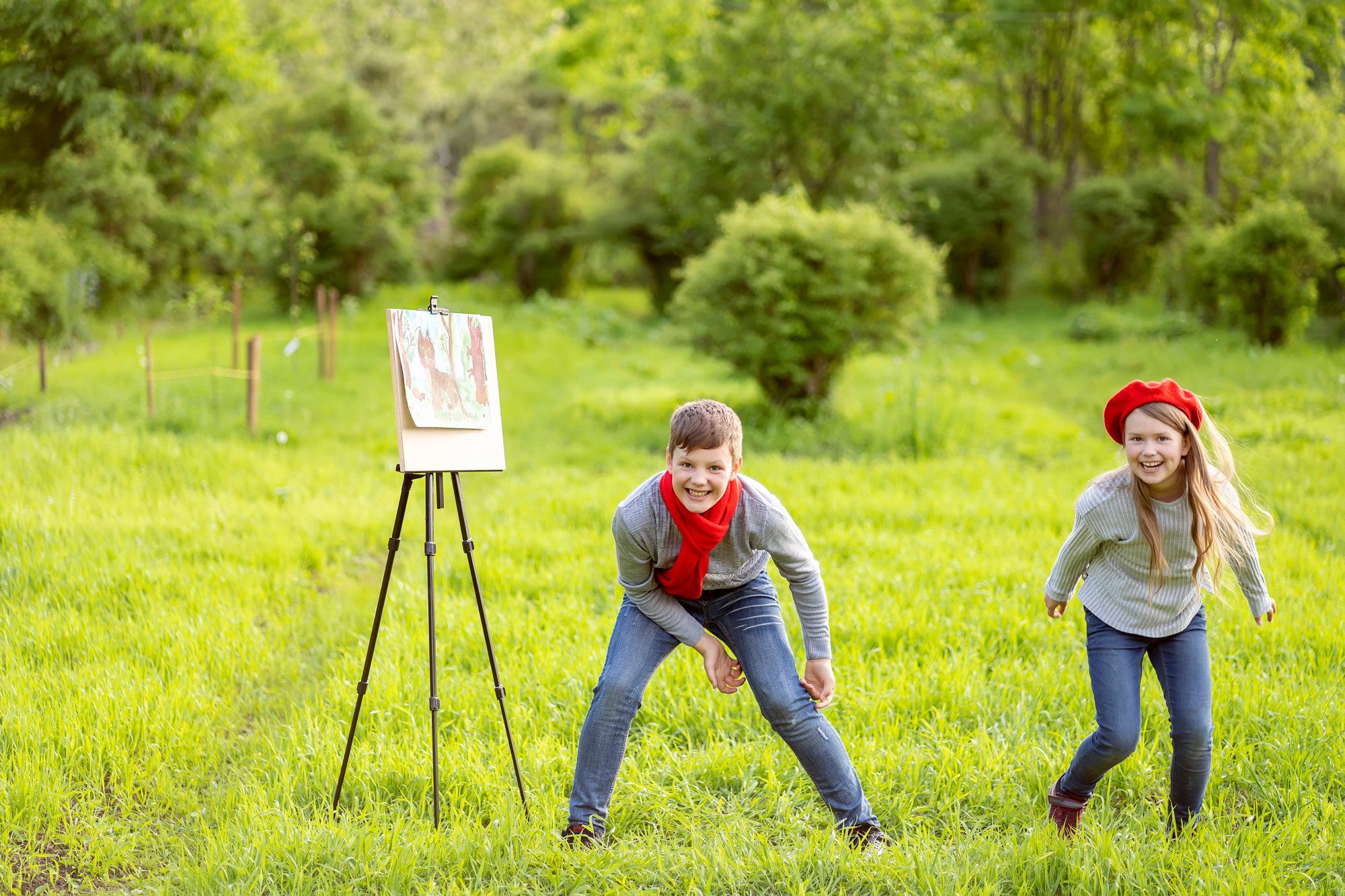 ХУДОЖНИКИ в беретах. Семейный и детский фотограф в Хабаровске Анна Гриневич