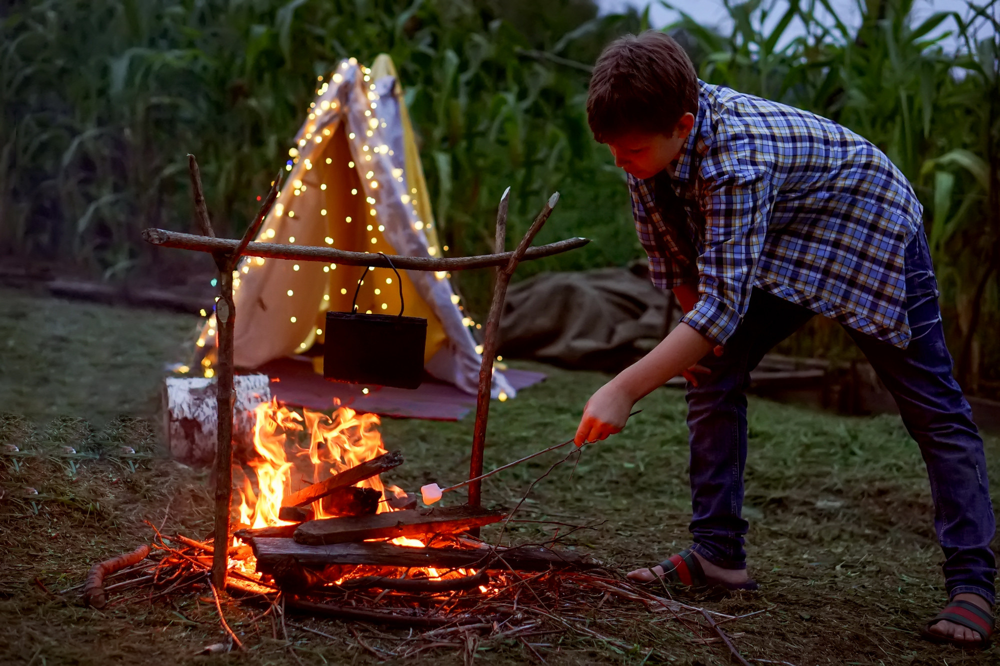 ВЕЧЕР у КОСТРА. Семейный и детский фотограф в Хабаровске Анна Гриневич