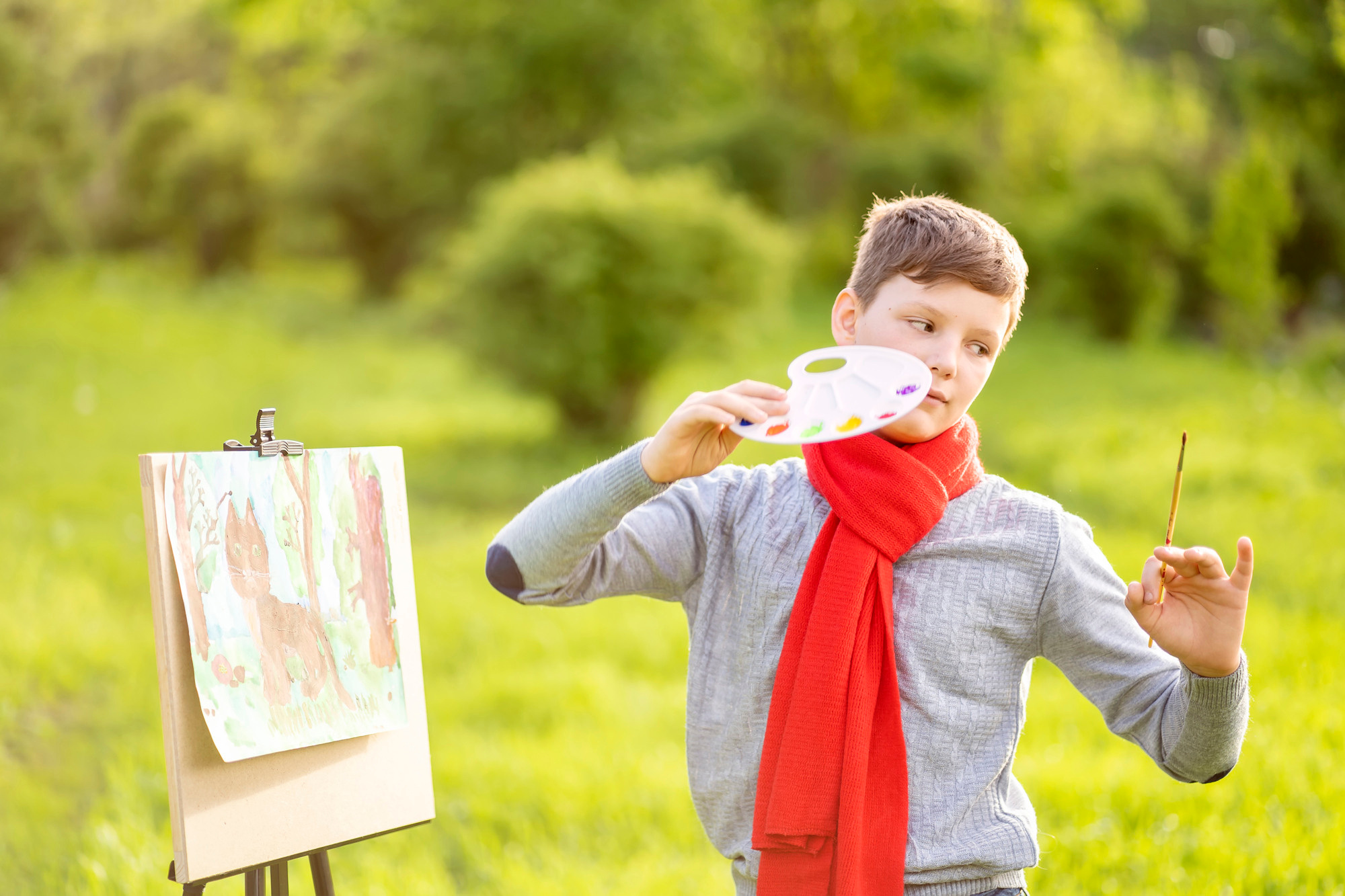 ХУДОЖНИКИ в беретах. Семейный и детский фотограф в Хабаровске Анна Гриневич