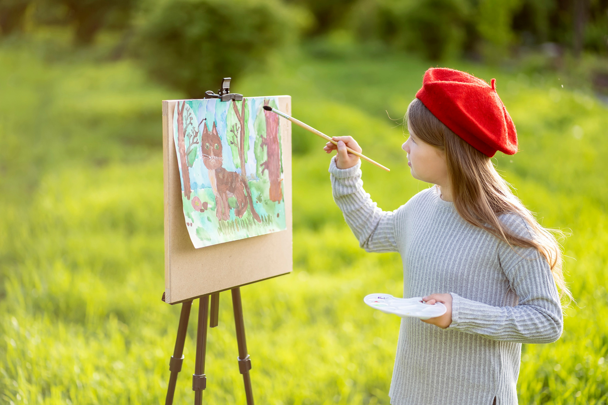 ХУДОЖНИКИ в беретах. Семейный и детский фотограф в Хабаровске Анна Гриневич