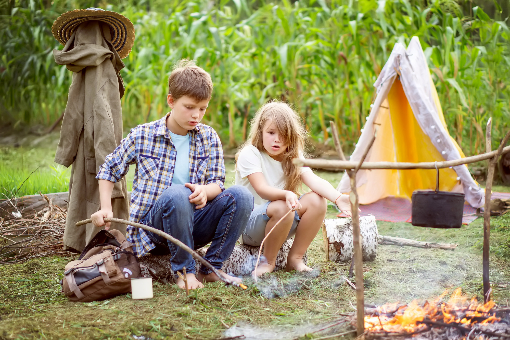 ВЕЧЕР у КОСТРА. Семейный и детский фотограф в Хабаровске Анна Гриневич