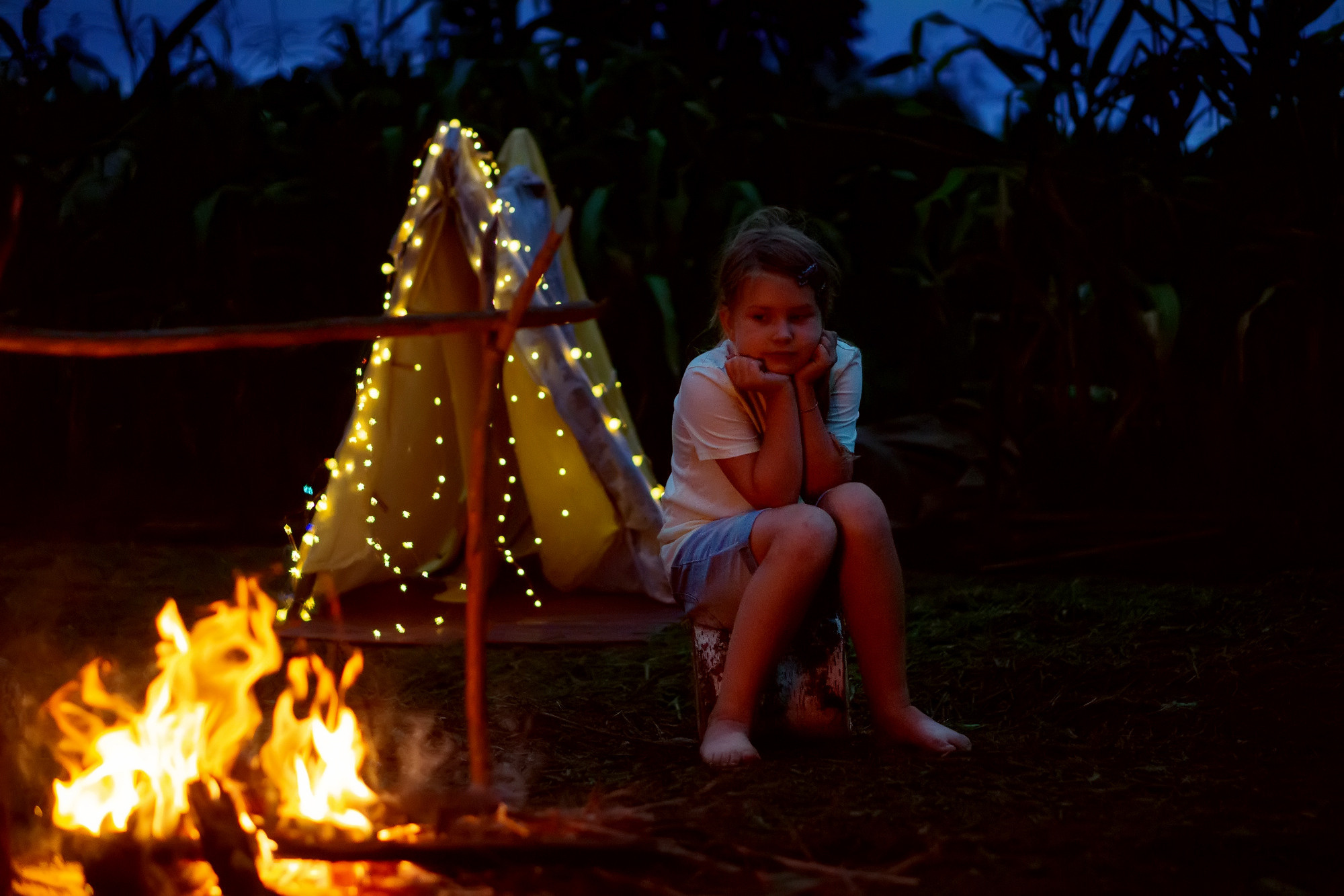 ВЕЧЕР у КОСТРА. Семейный и детский фотограф в Хабаровске Анна Гриневич
