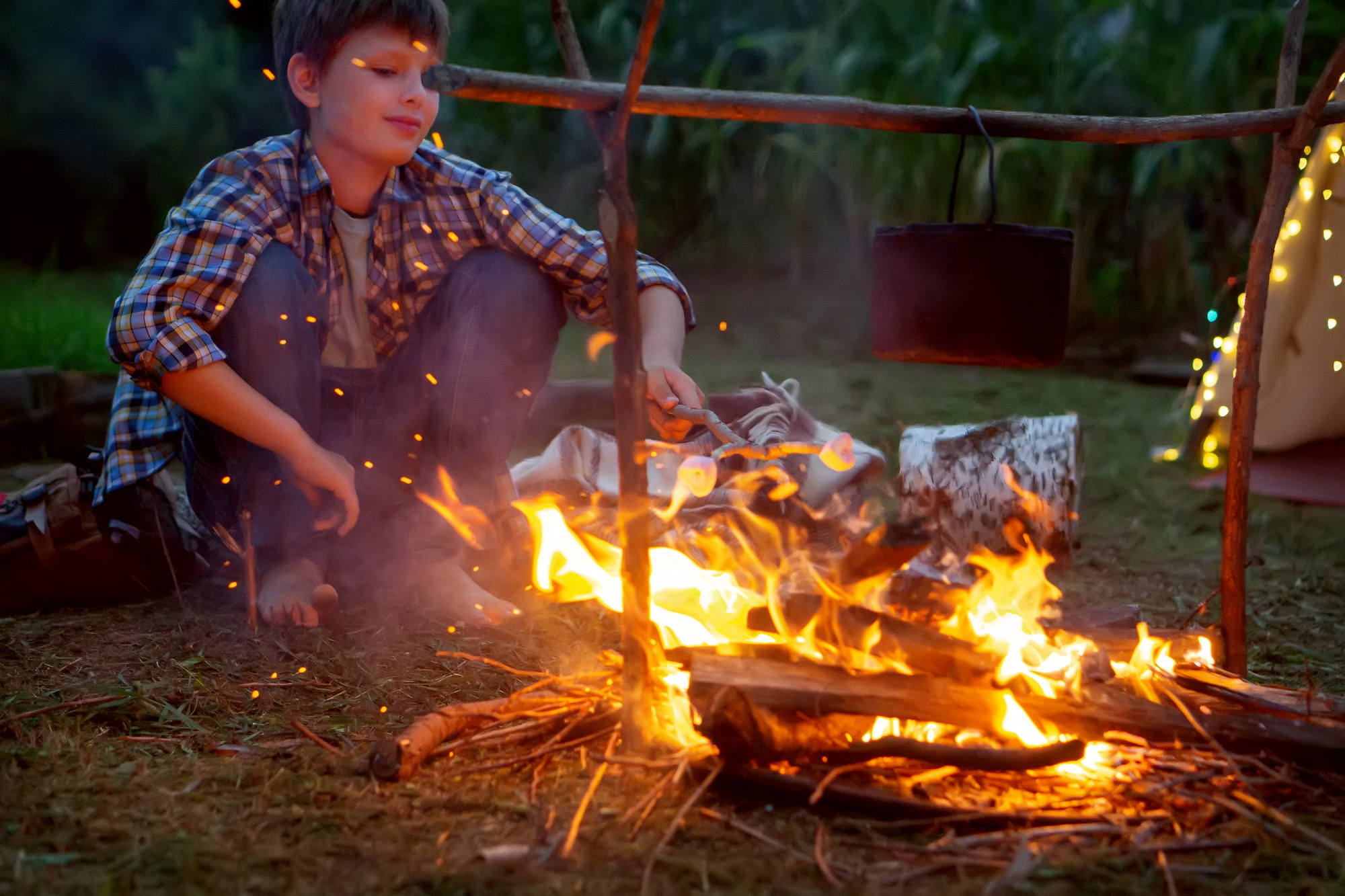 ВЕЧЕР у КОСТРА. Семейный и детский фотограф в Хабаровске Анна Гриневич