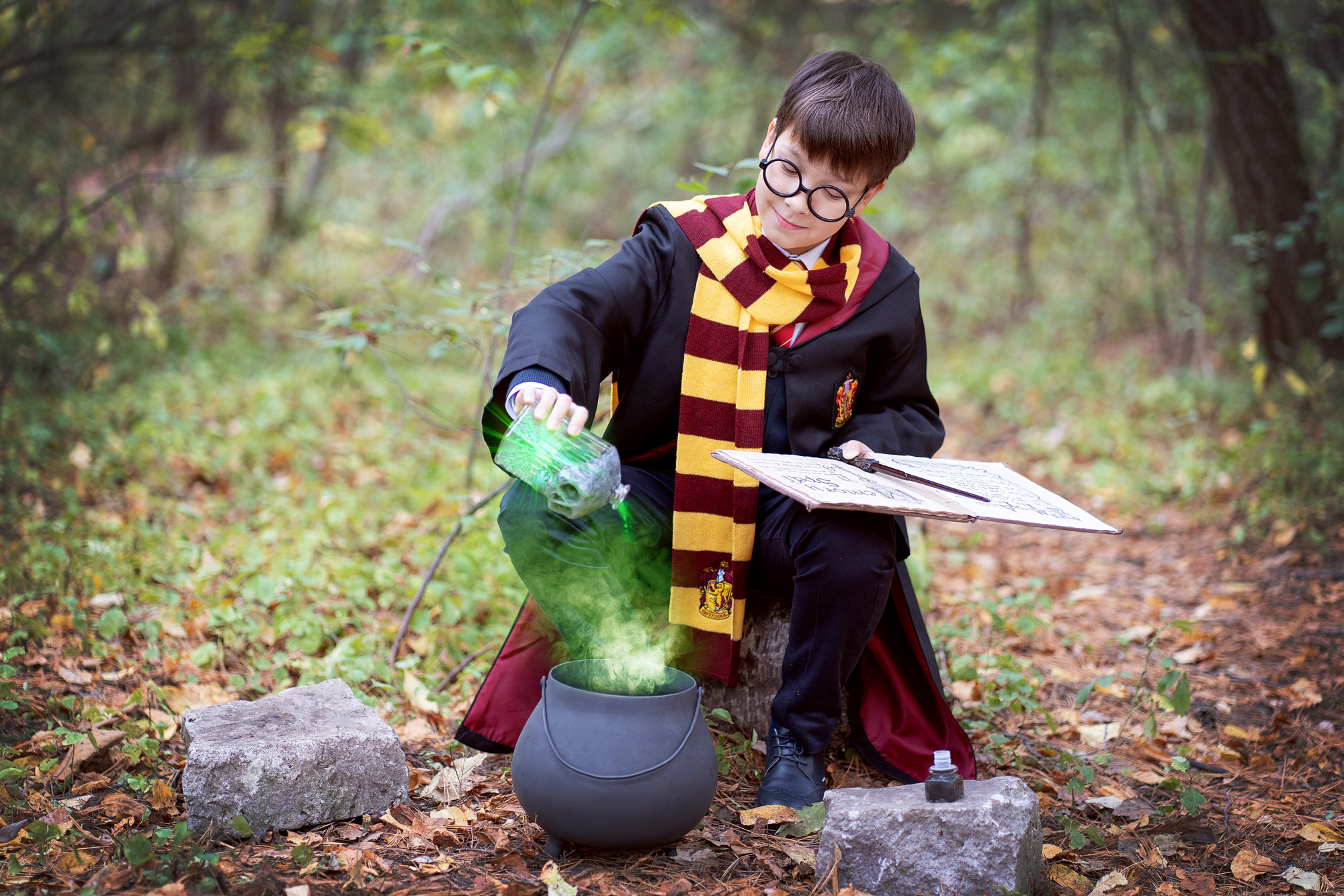 Гарри Поттер в Запретном лесу — 2. Семейный и детский фотограф в Хабаровске Анна Гриневич