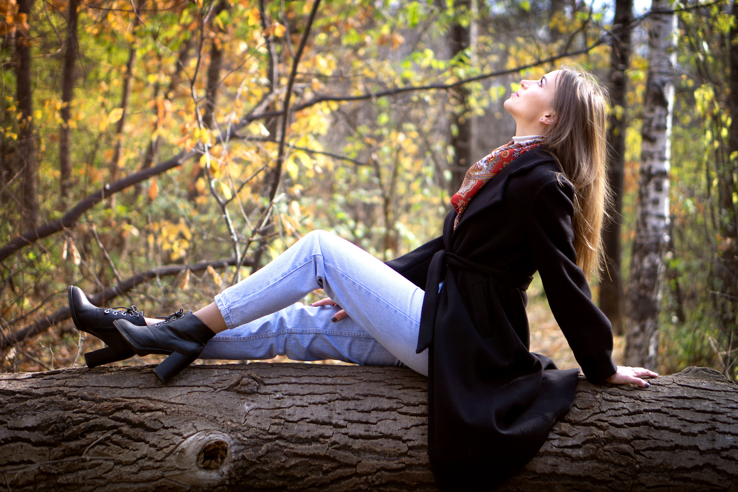 Осенняя прогулка в парке. Семейный и детский фотограф в Хабаровске Анна Гриневич