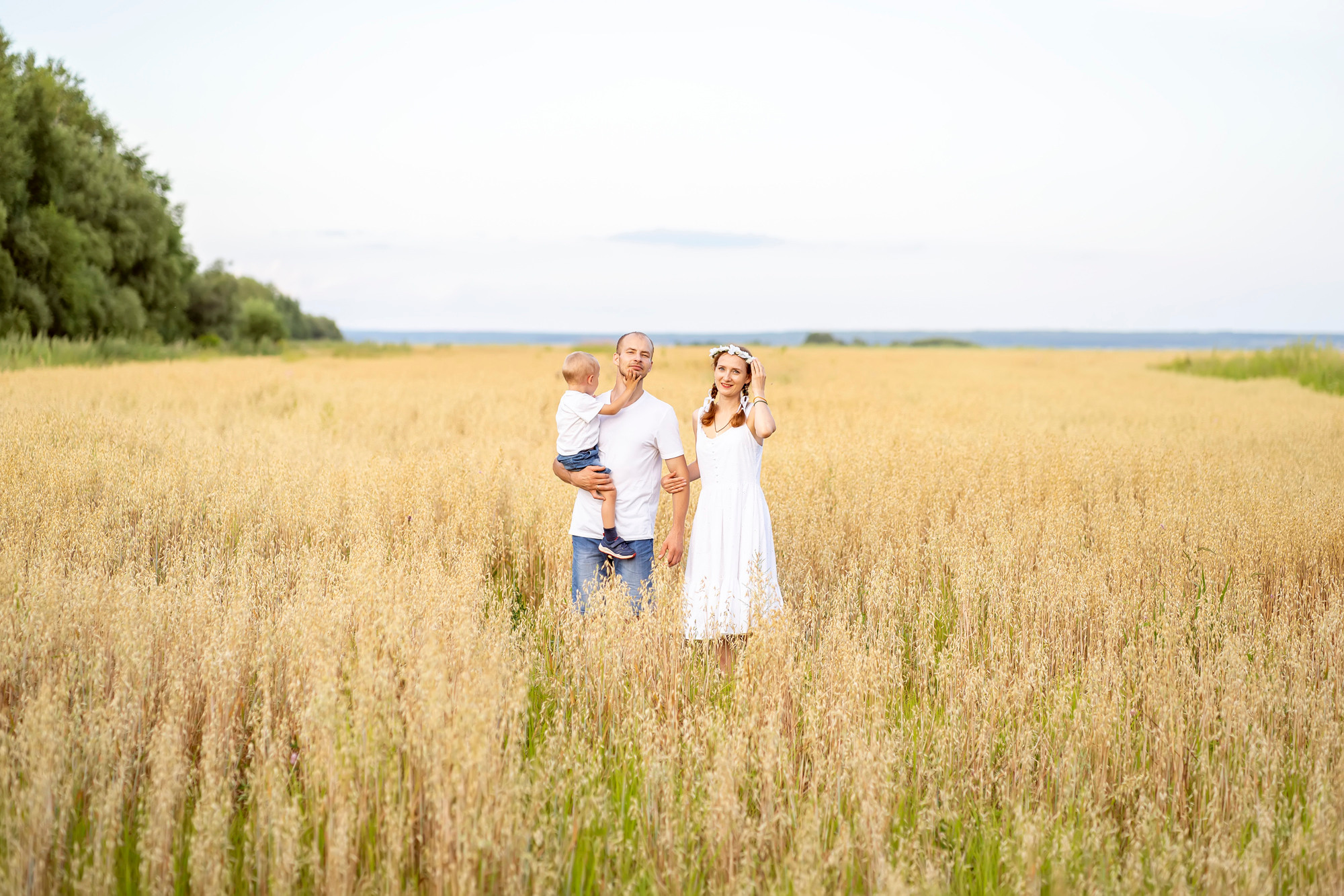 Пикник в поле. Семейный и детский фотограф в Хабаровске Анна Гриневич
