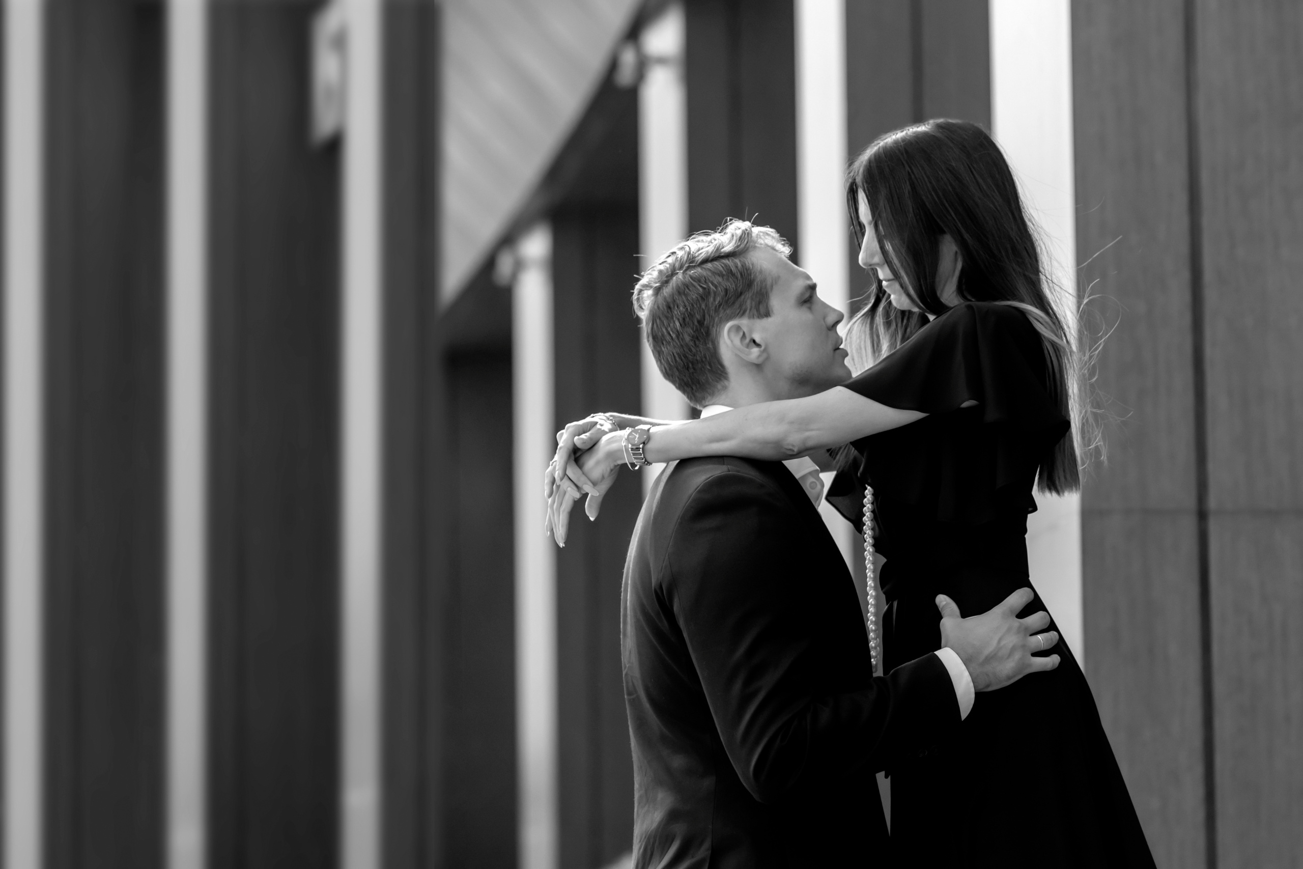 Лавстори в чёрном. Семейный фотограф в Минске Приболовец Светлана