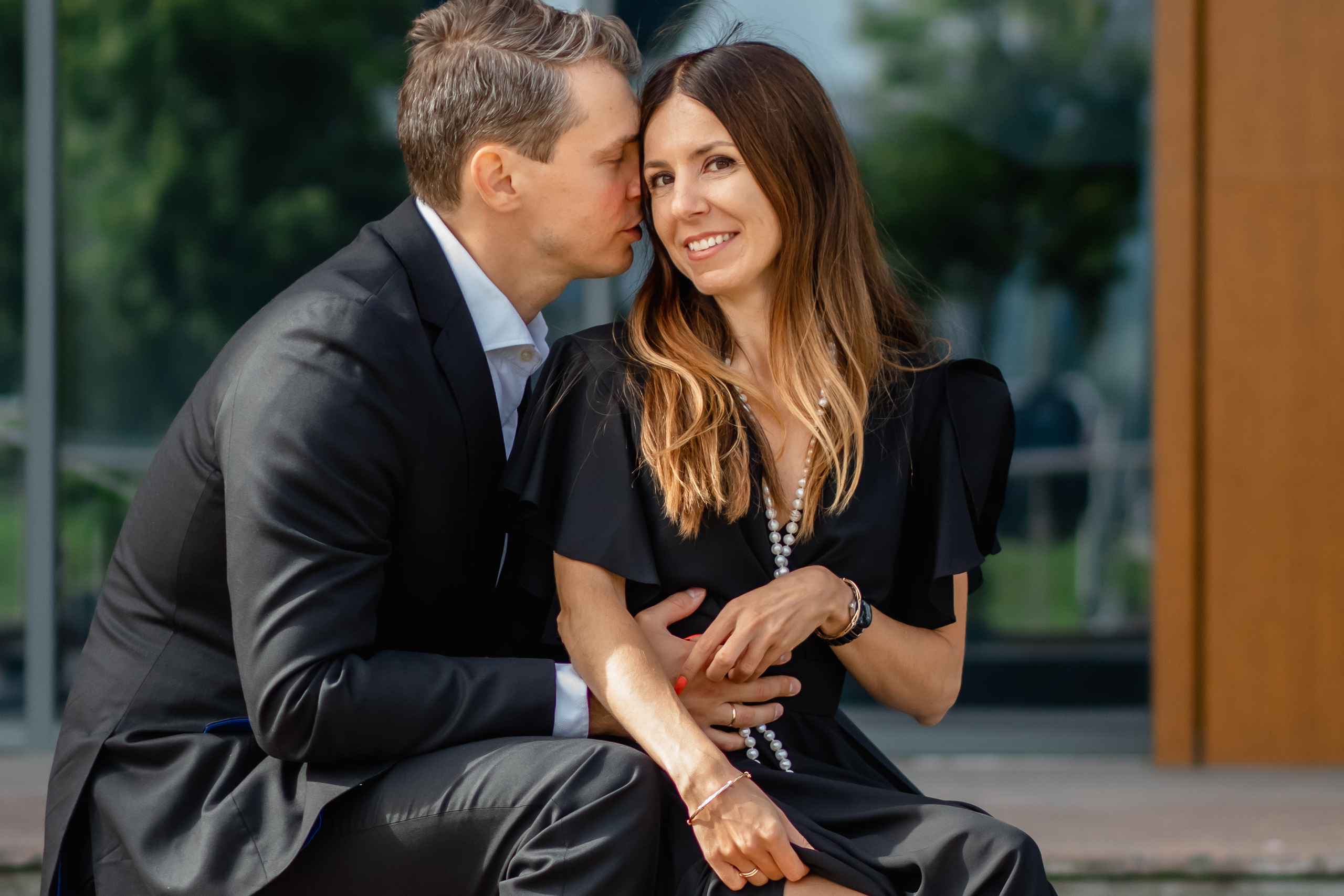 Лавстори в чёрном. Семейный фотограф в Минске Приболовец Светлана