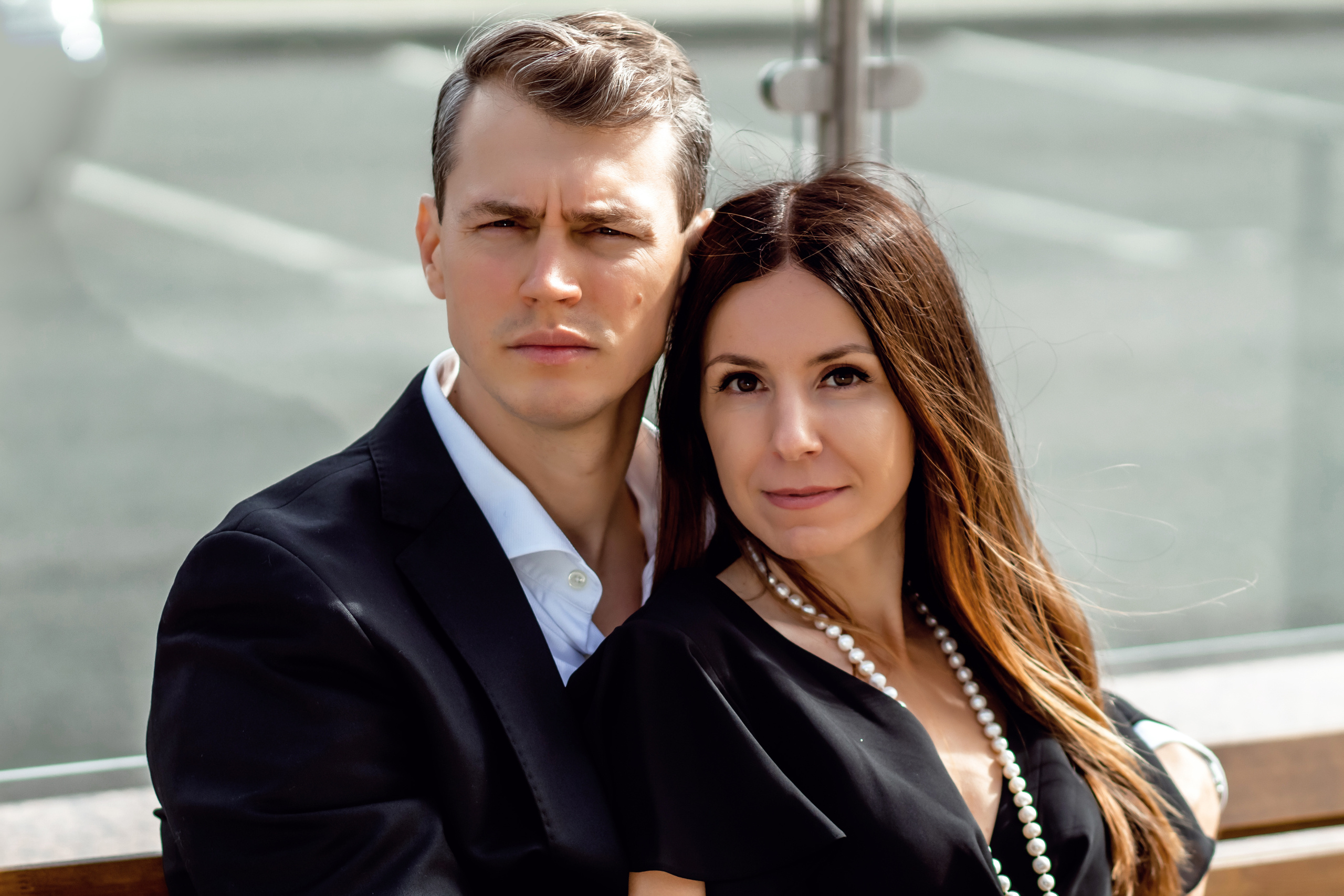 Лавстори в чёрном. Семейный фотограф в Минске Приболовец Светлана