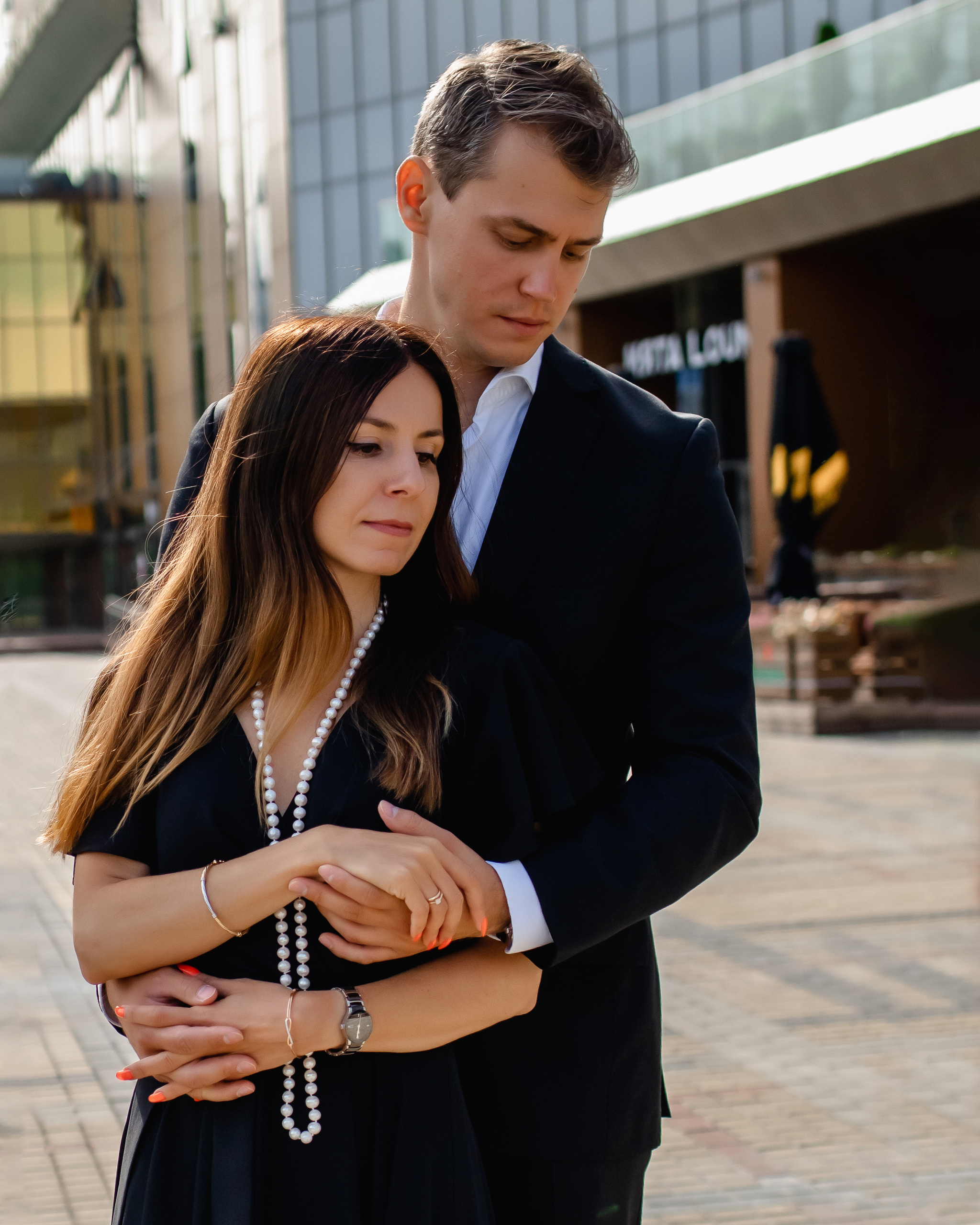 Лавстори в чёрном. Семейный фотограф в Минске Приболовец Светлана