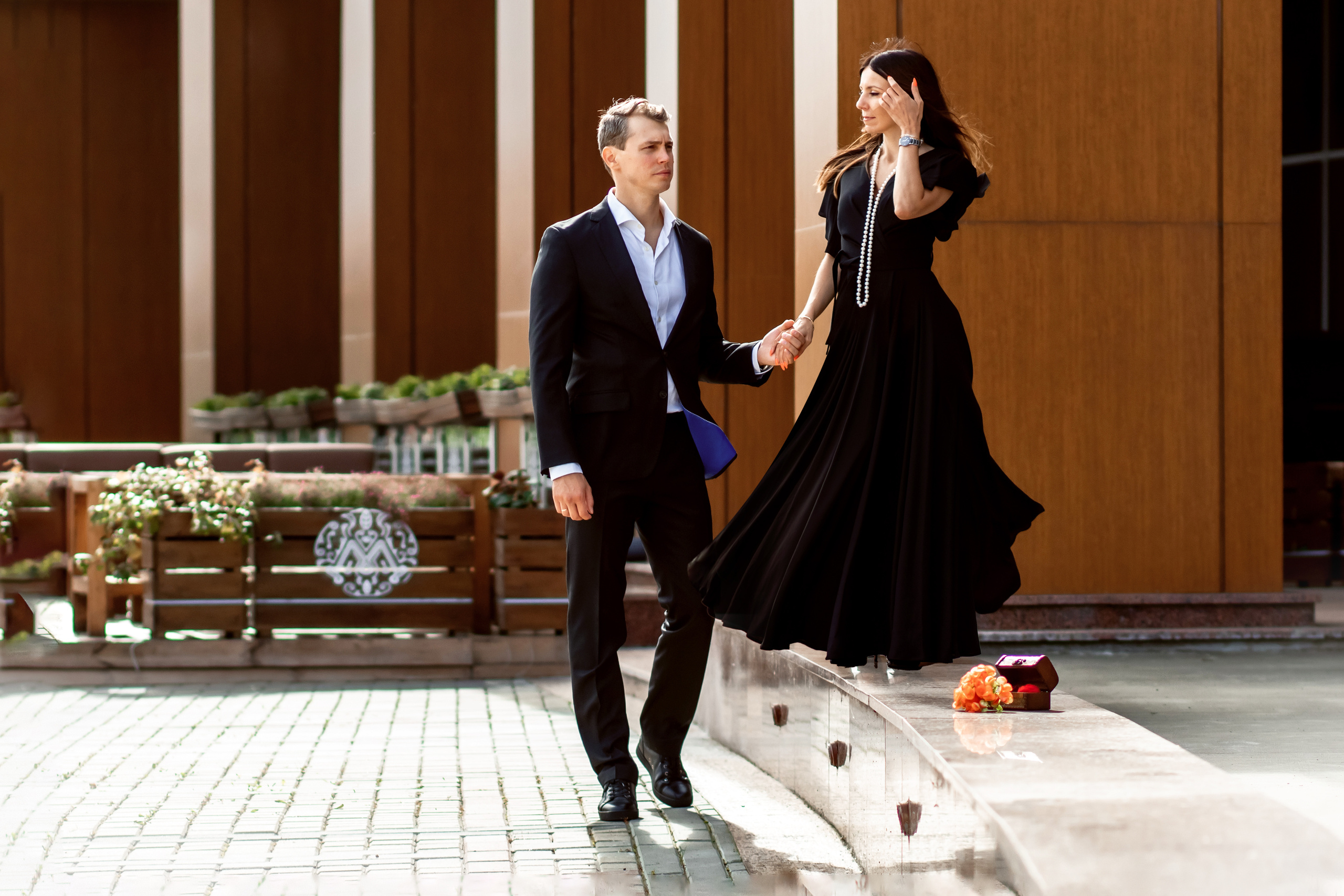 Лавстори в чёрном. Семейный фотограф в Минске Приболовец Светлана