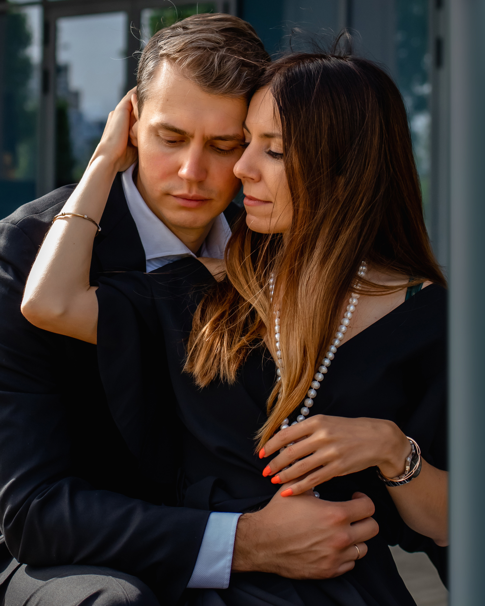 Лавстори в чёрном. Семейный фотограф в Минске Приболовец Светлана