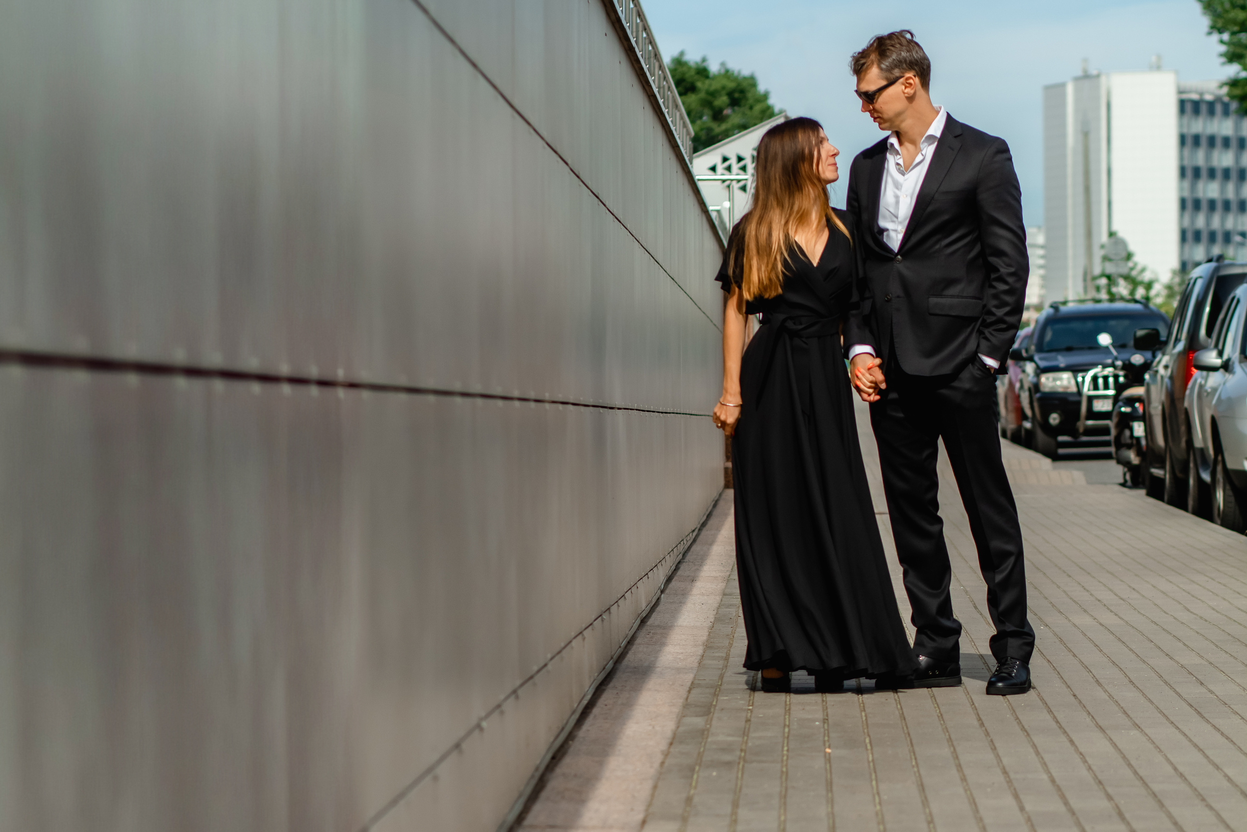 Лавстори в чёрном. Семейный фотограф в Минске Приболовец Светлана