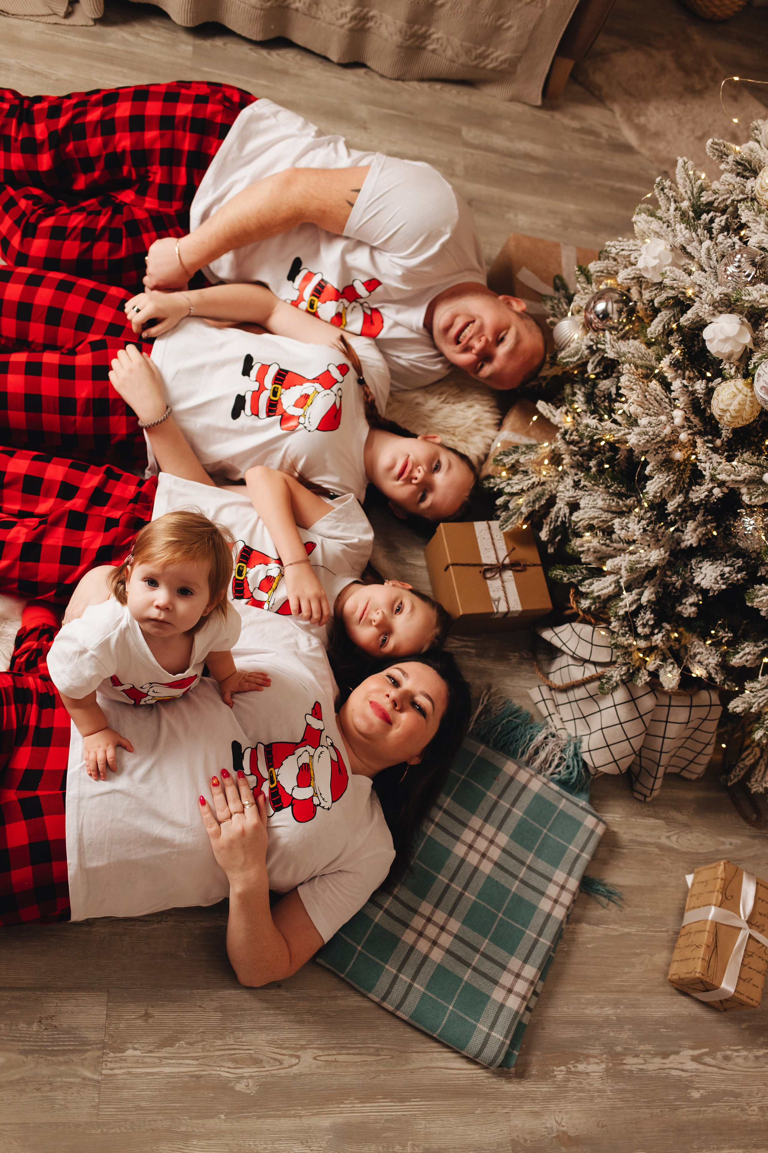 Семейная новогодняя фотосессия. Фотограф Елена Кириллова