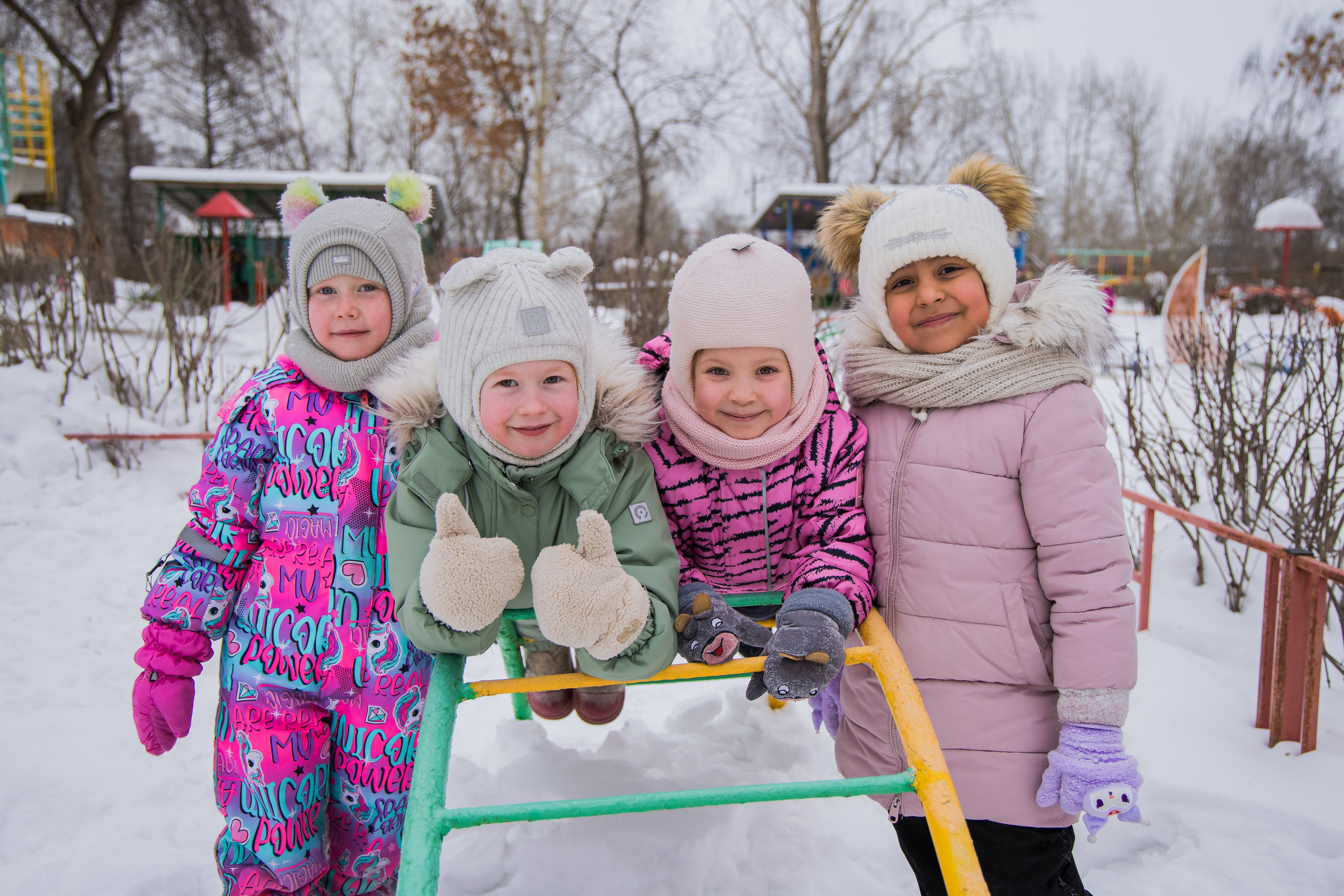Зима. Детский сад