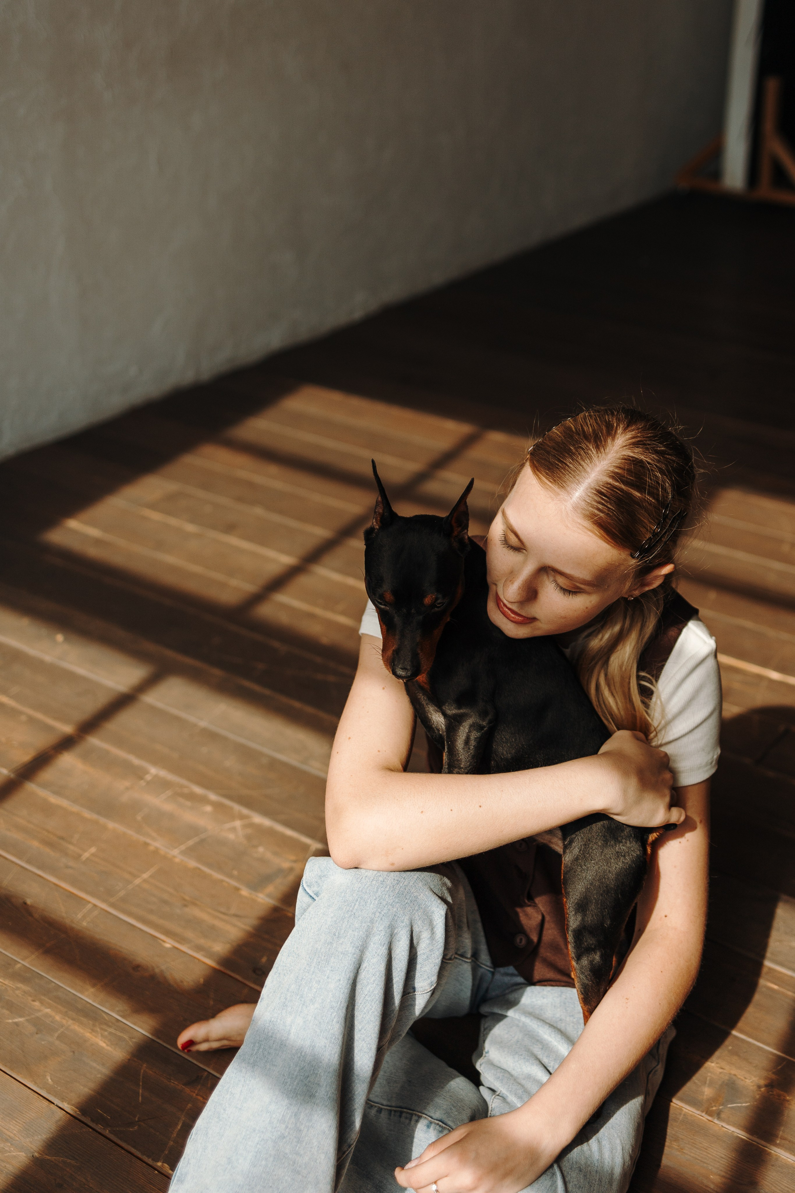 Катя и ее мальчики. Фотограф — Анималист | Санкт-Петербург