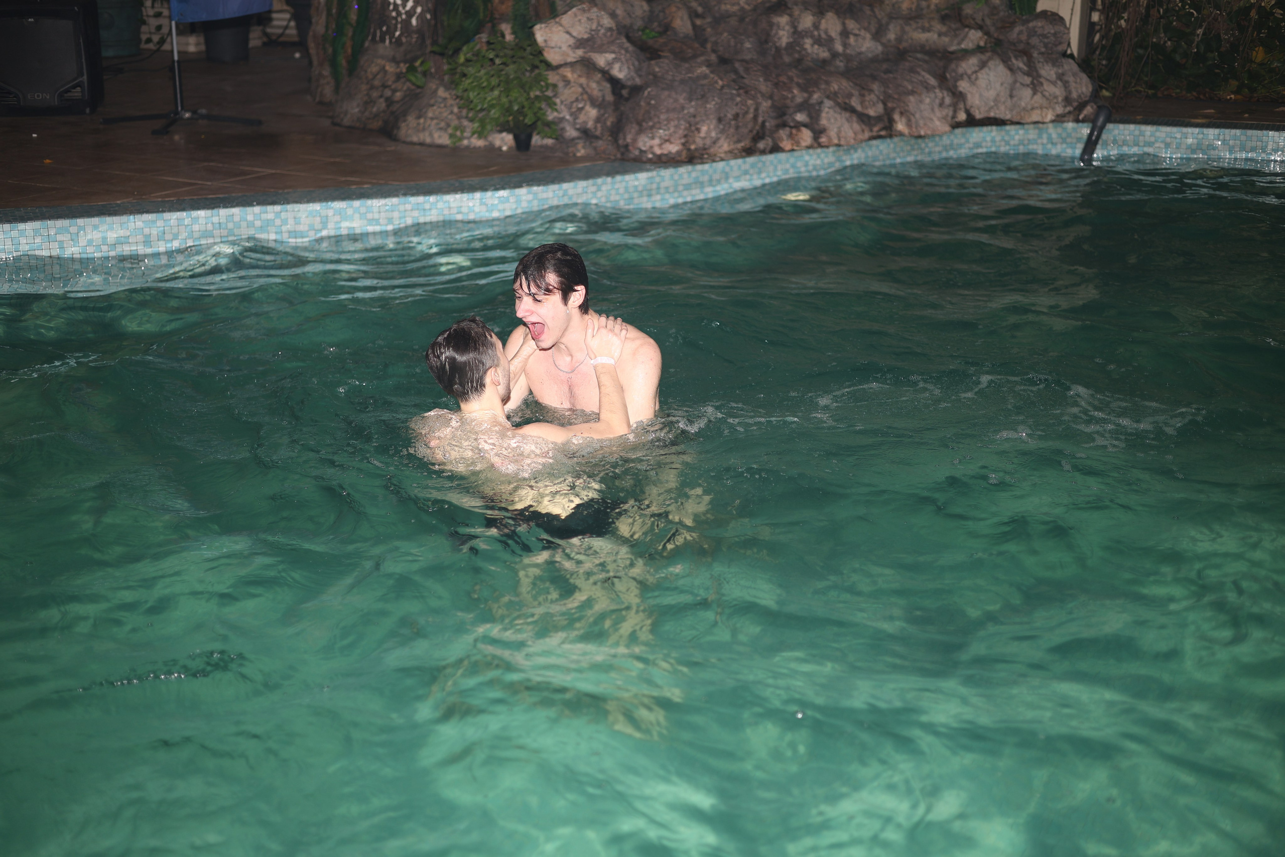 Student american-style party. Mintonov's Film Studio