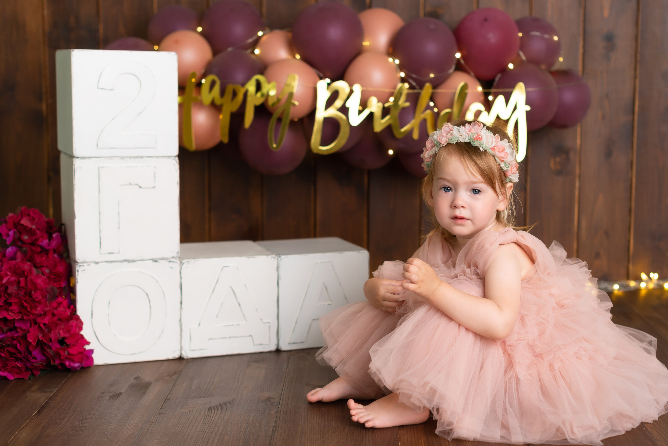 День рождения — 2 года. Детская фотостудия «Мандаринка» | Детский фотограф Краснодар
