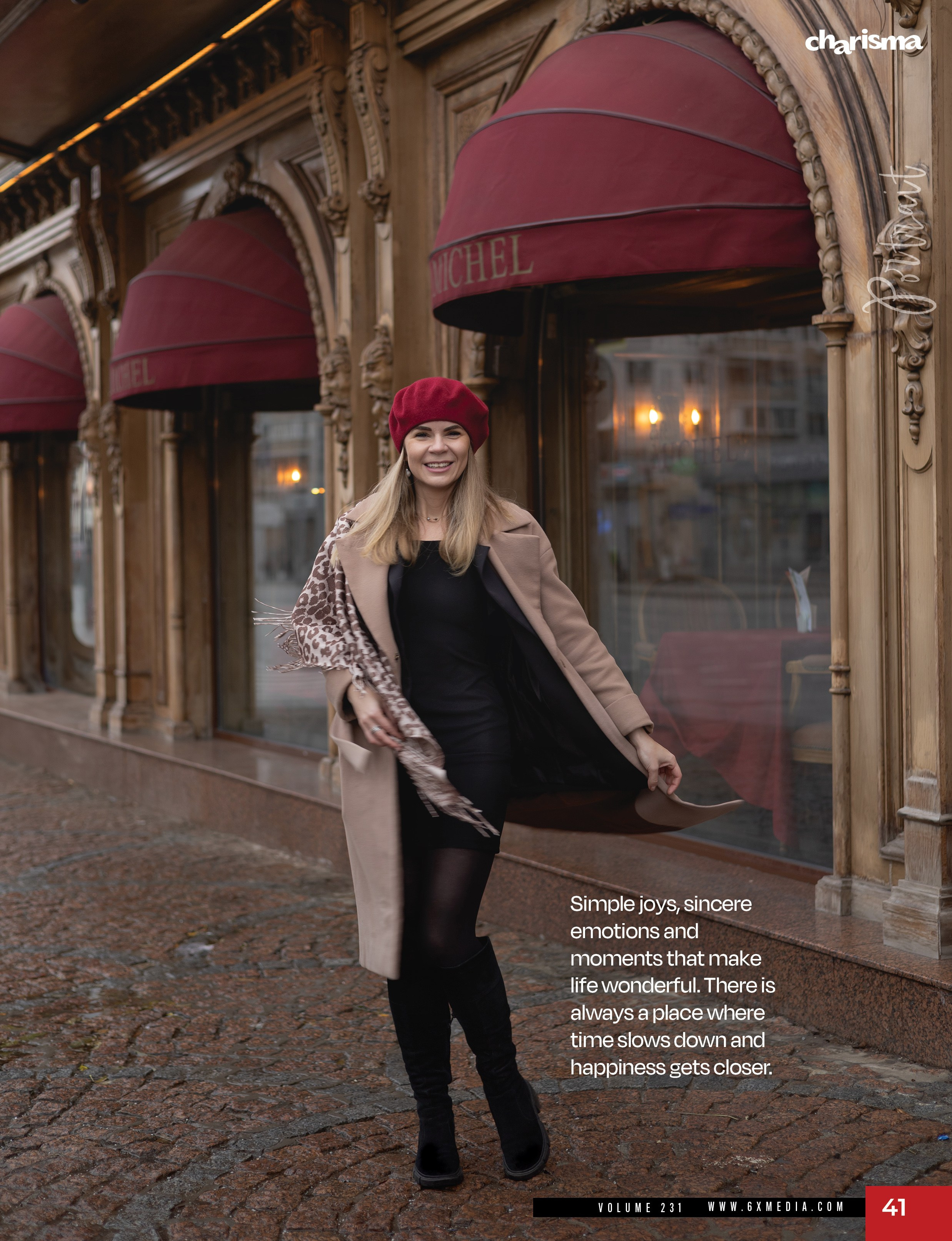 Фотосессия во французском стиле с очаровательной Оксаной