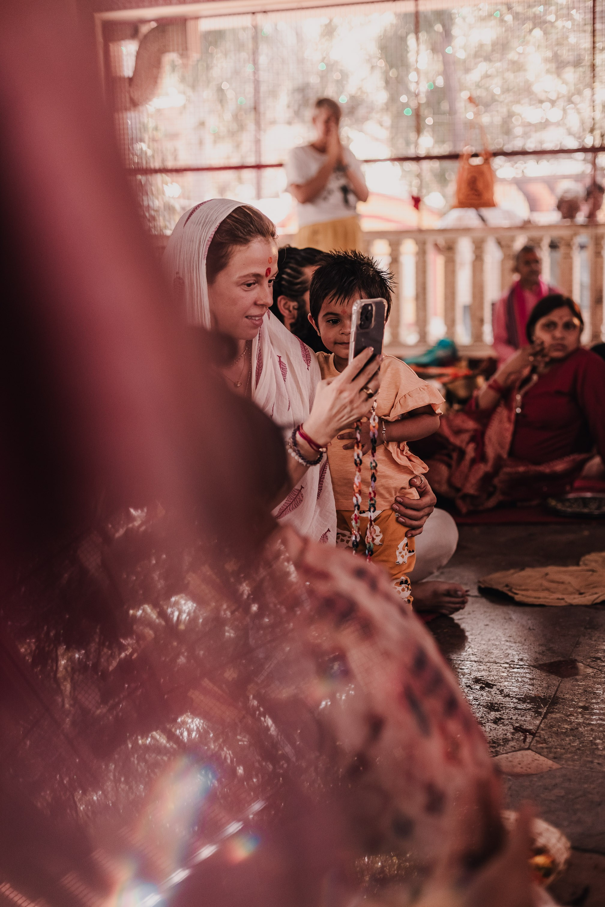 Navaratri yajna at Devraha Baba Ji ashram. Мариам Багдасарян