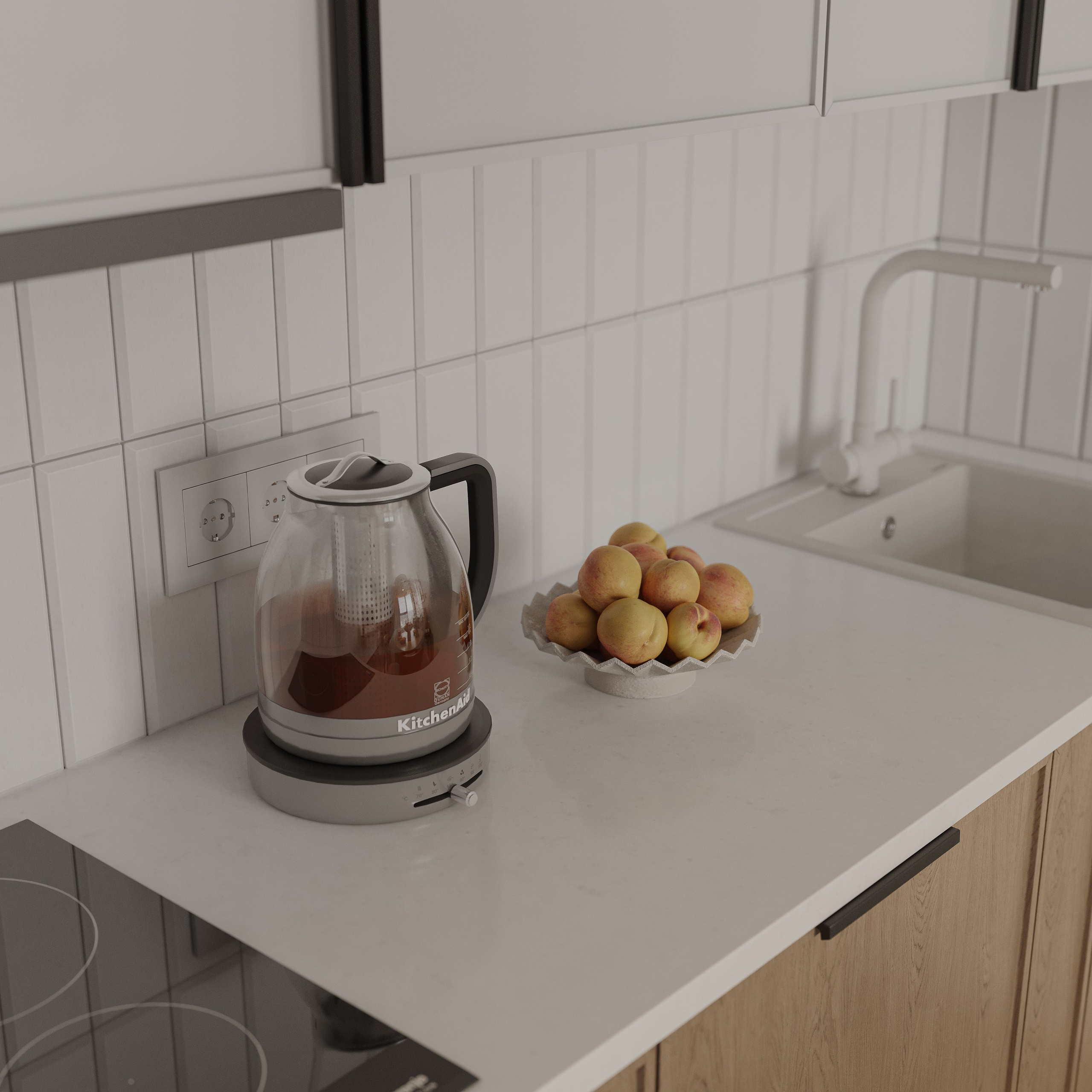 Апартаменты. 3D визуализация интерьера и архитектурной среды