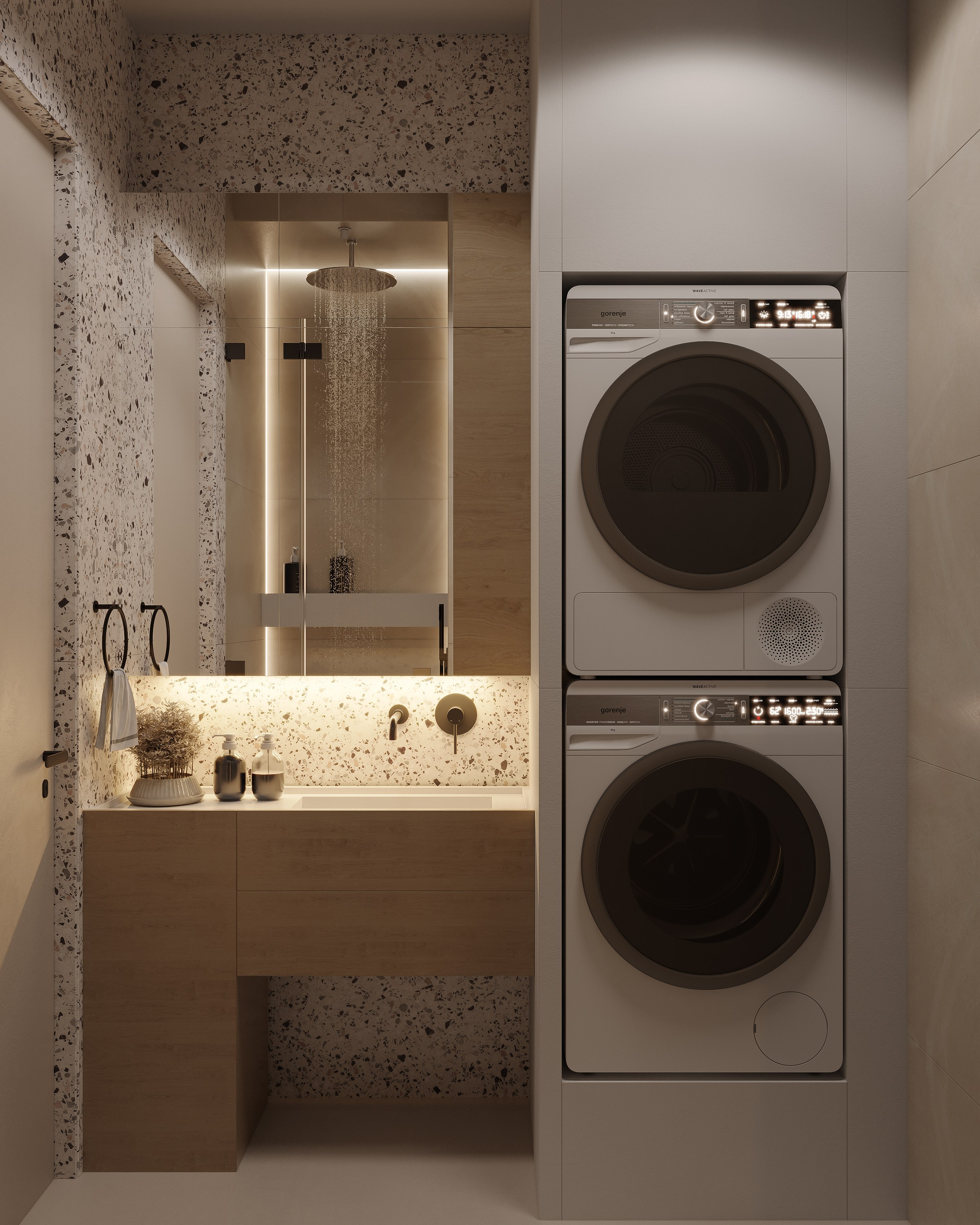 Квартира для LSD Bureau. 3D визуализация интерьера и архитектурной среды