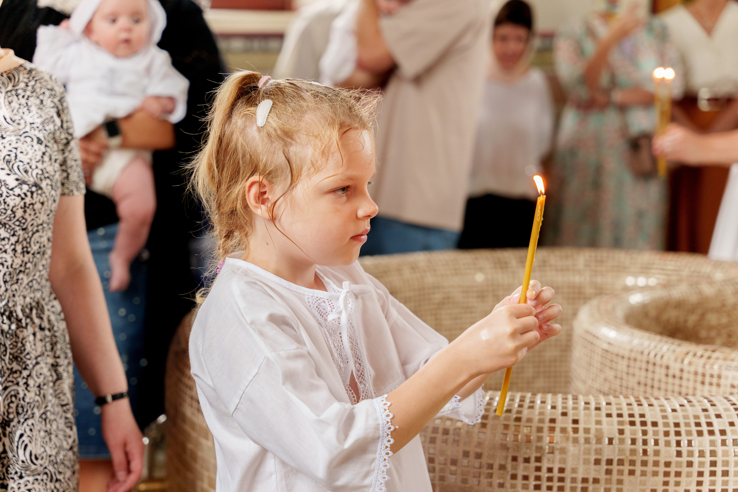 Крещение Полины. Фотограф Юлия Попова